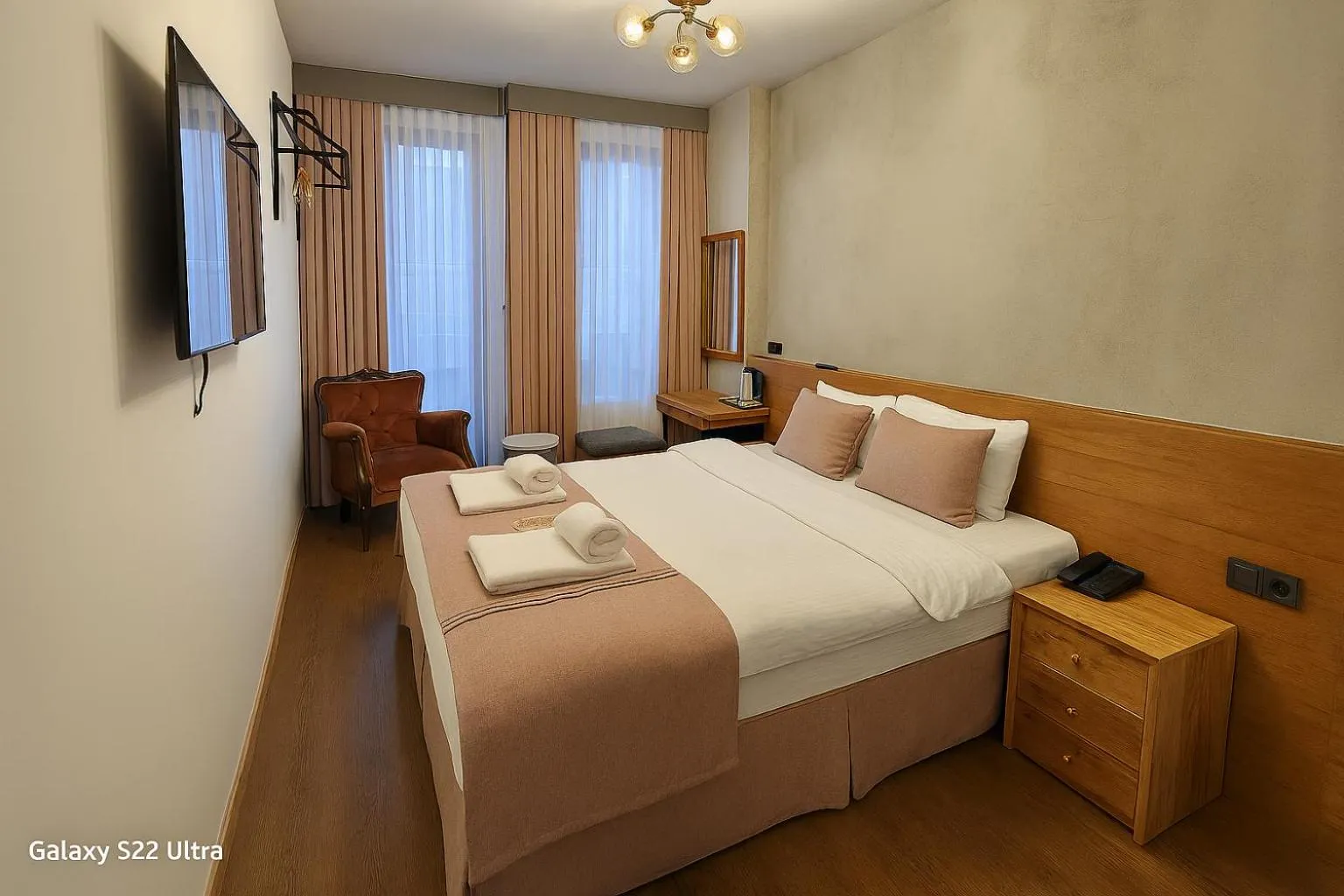 Bed in Aleksandr Pera Hotel