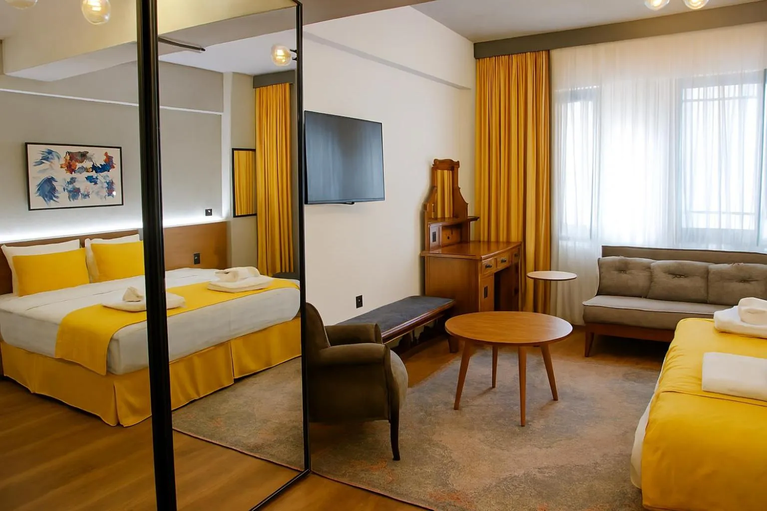 Bed in Aleksandr Pera Hotel