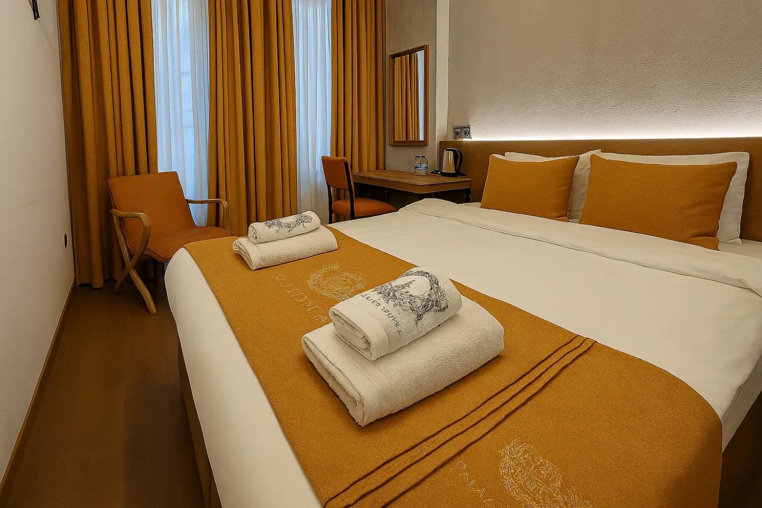 Bed in Aleksandr Pera Hotel