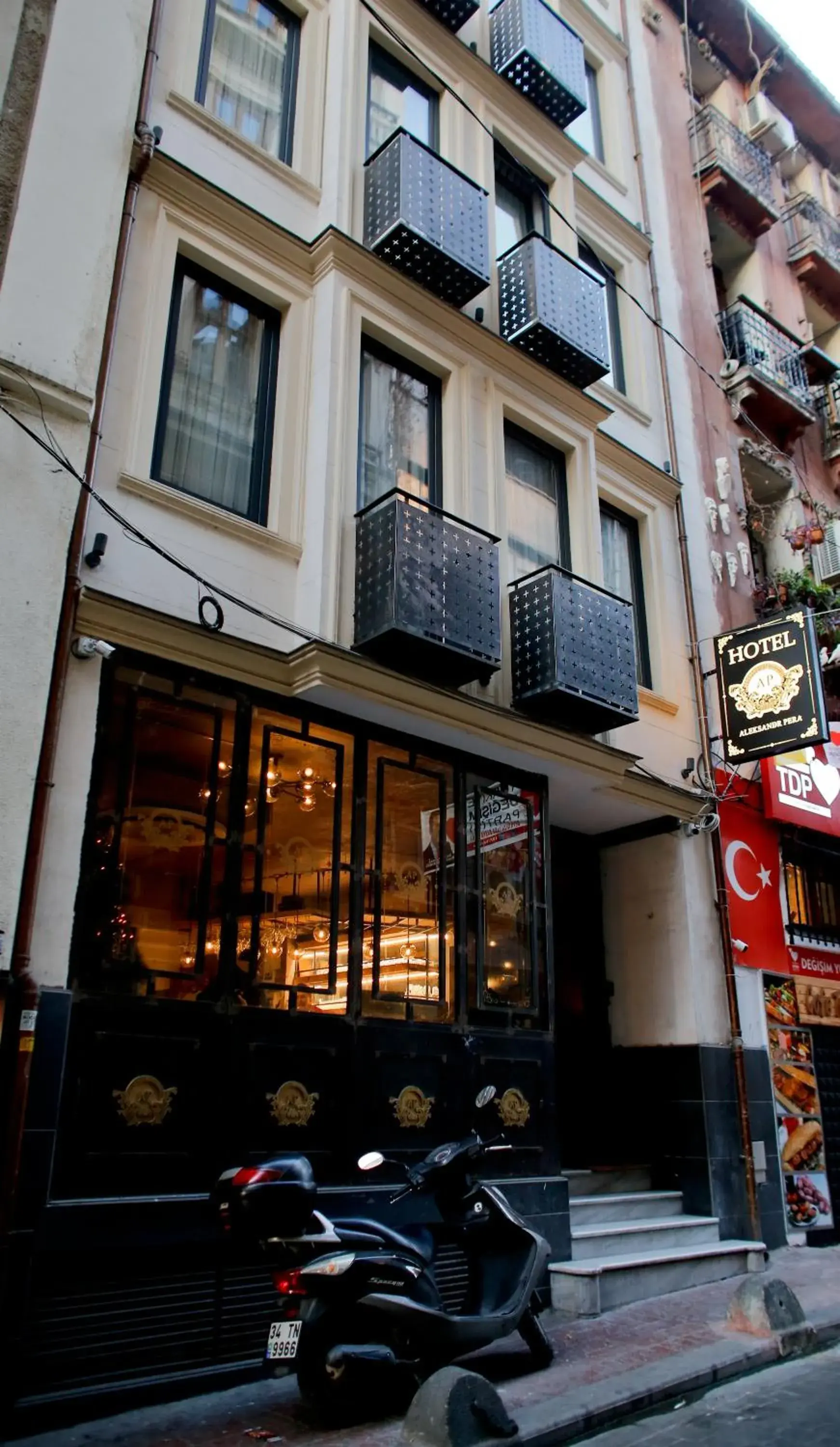 Property building in Aleksandr Pera Hotel Property building in Aleksandr Pera Hotel