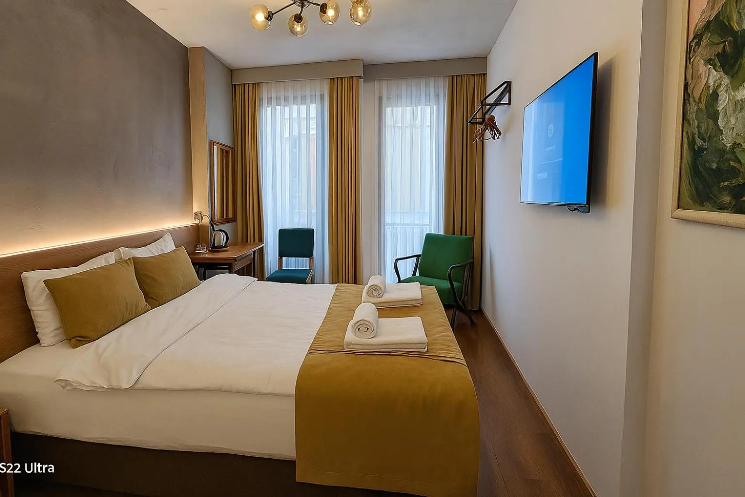 Bed in Aleksandr Pera Hotel