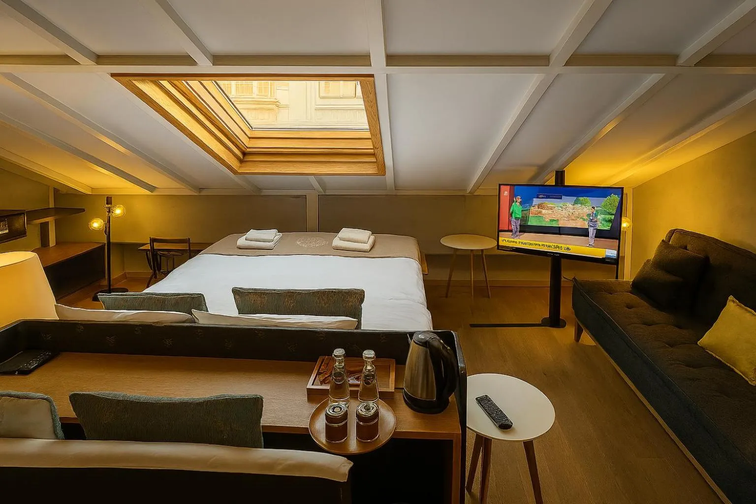 Bed in Aleksandr Pera Hotel