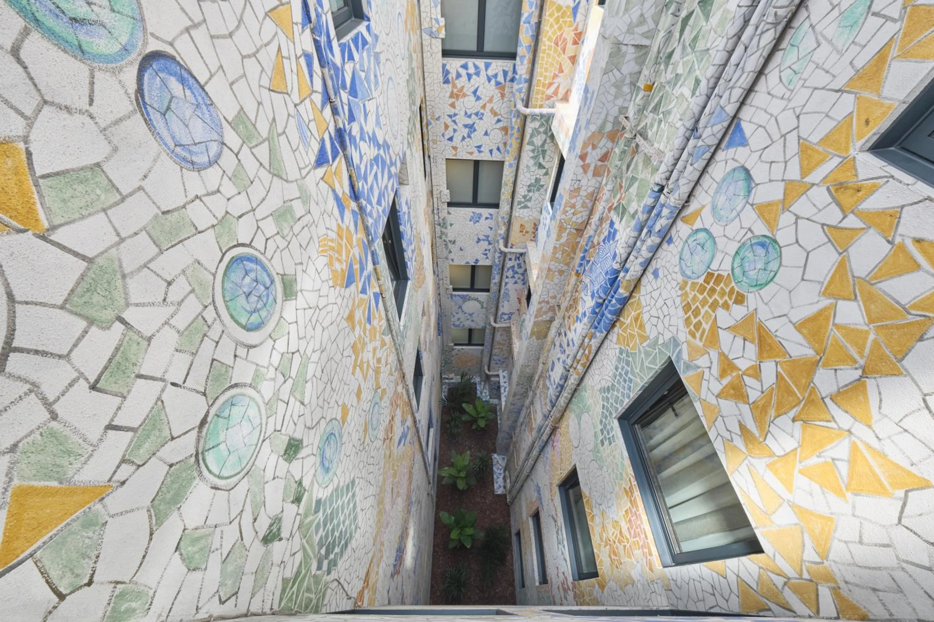 Patio in Catalonia Park Güell