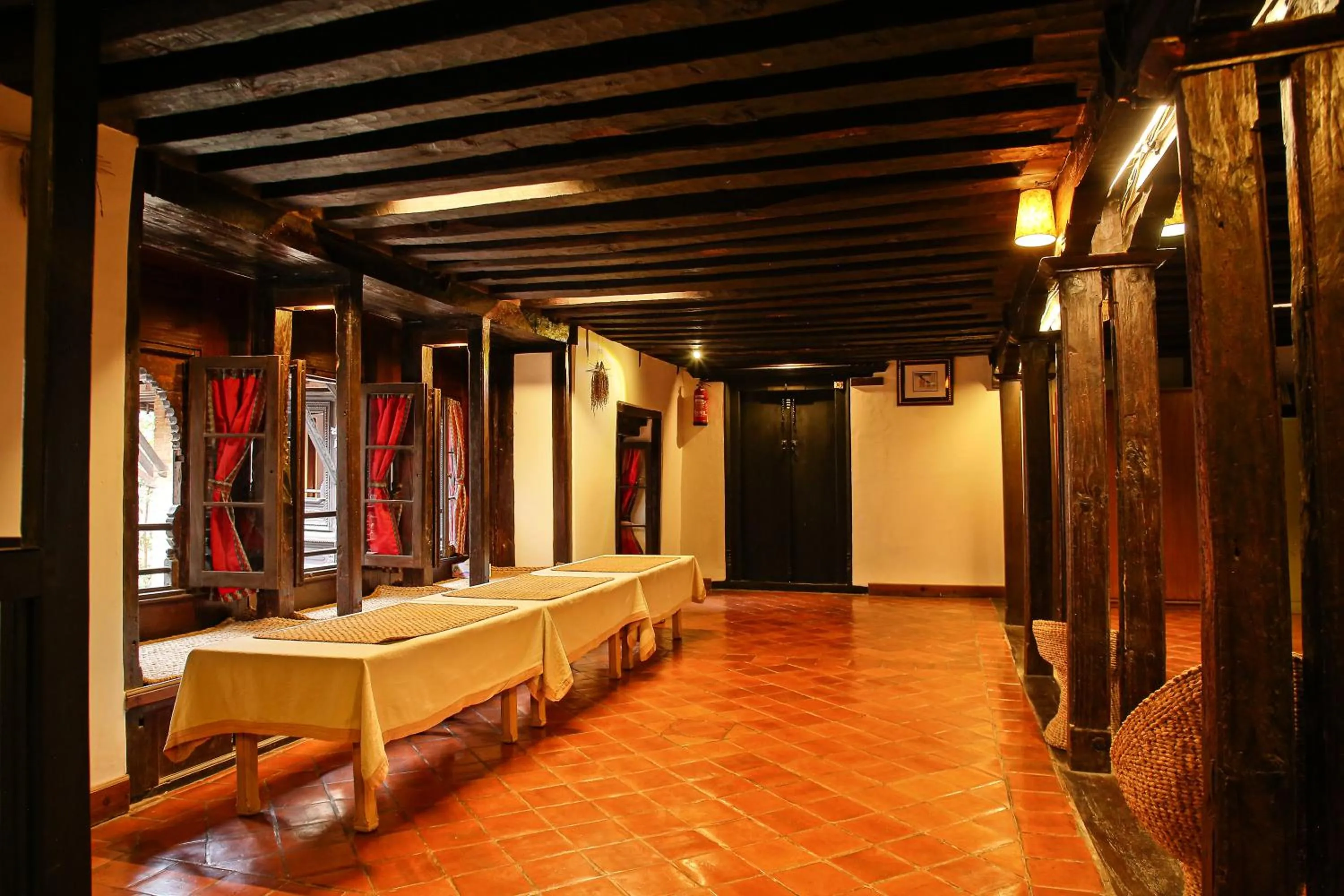 Breakfast in Newa Chen Historic House UNESCO