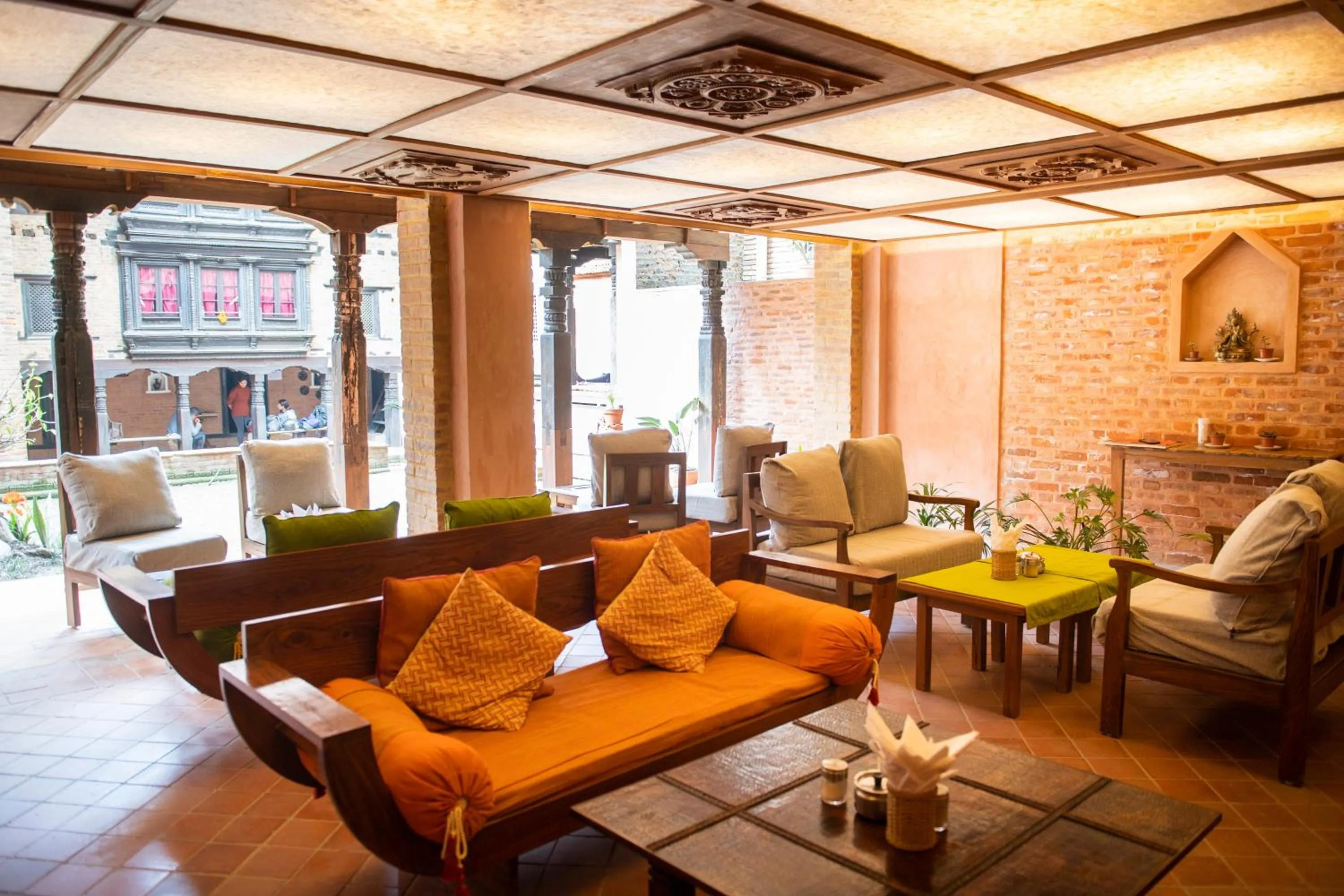 Lounge or bar in Newa Chen Historic House UNESCO