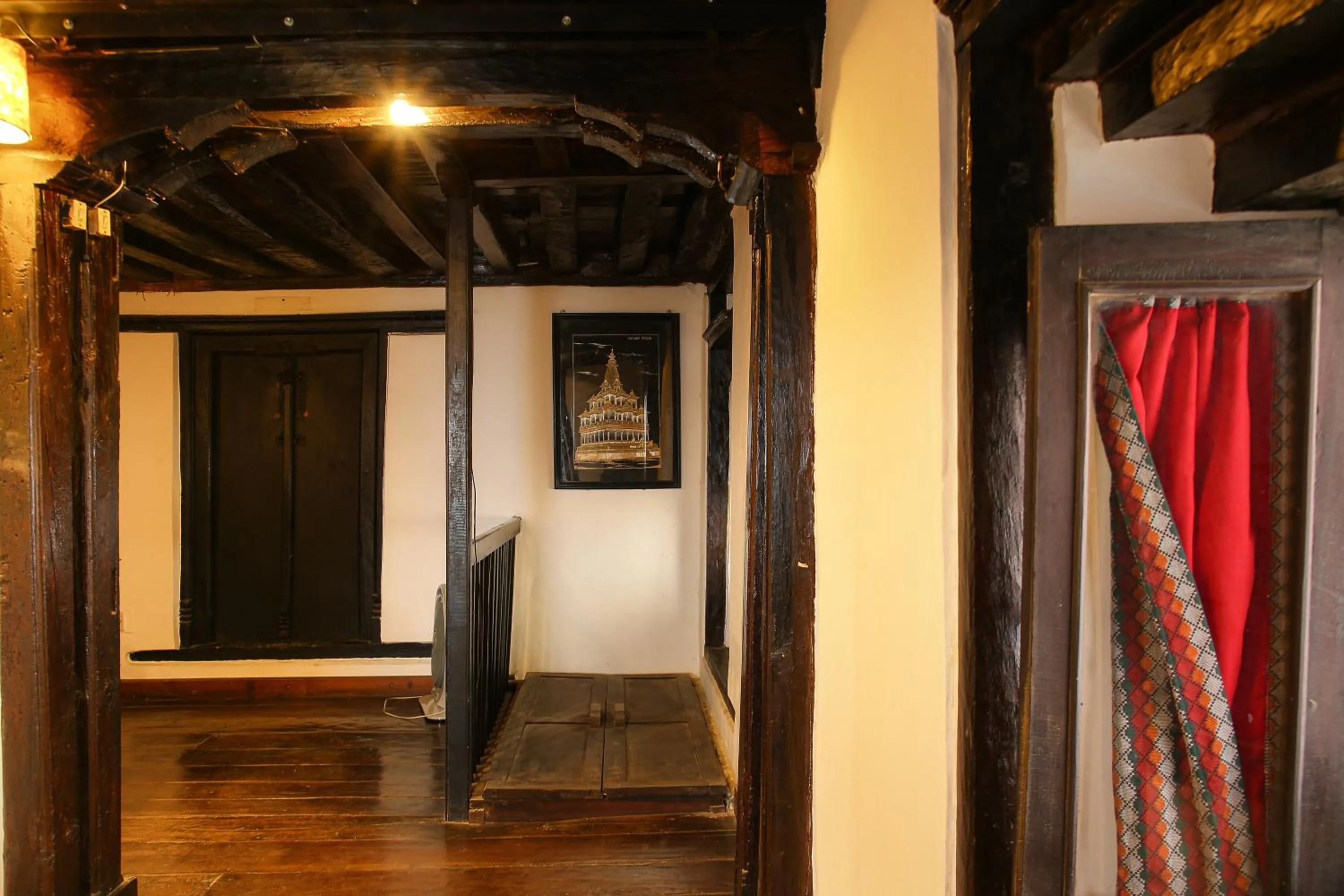 Facade/entrance in Newa Chen Historic House UNESCO