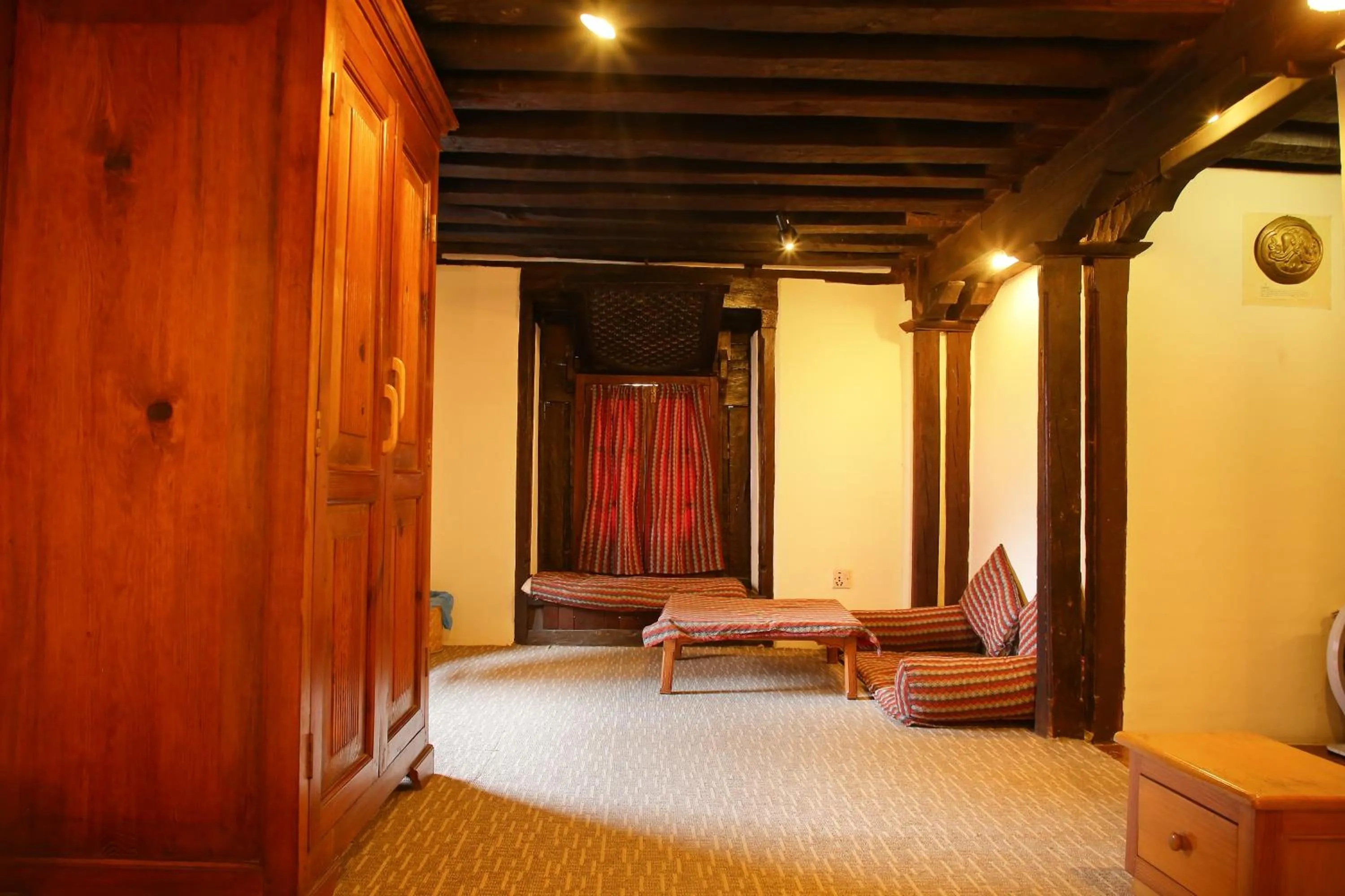Seating area in Newa Chen Historic House UNESCO
