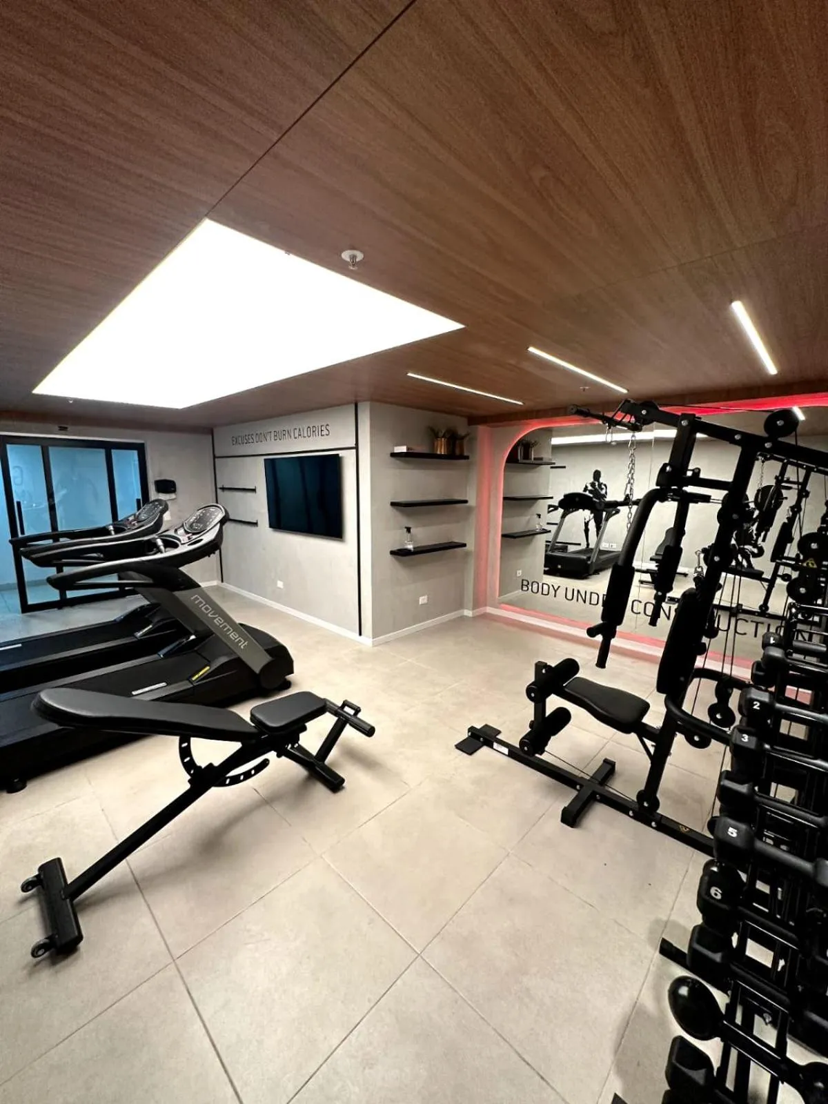 Fitness centre/facilities in Hotel Flat Afonso Pena e Centro de Convenções Campo Grande