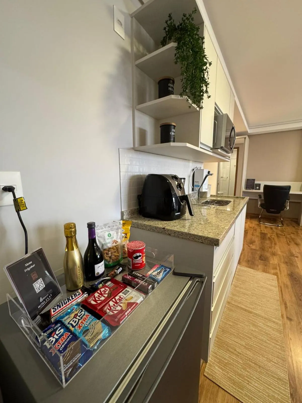Bedroom in Hotel Flat Afonso Pena e Centro de Convenções Campo Grande