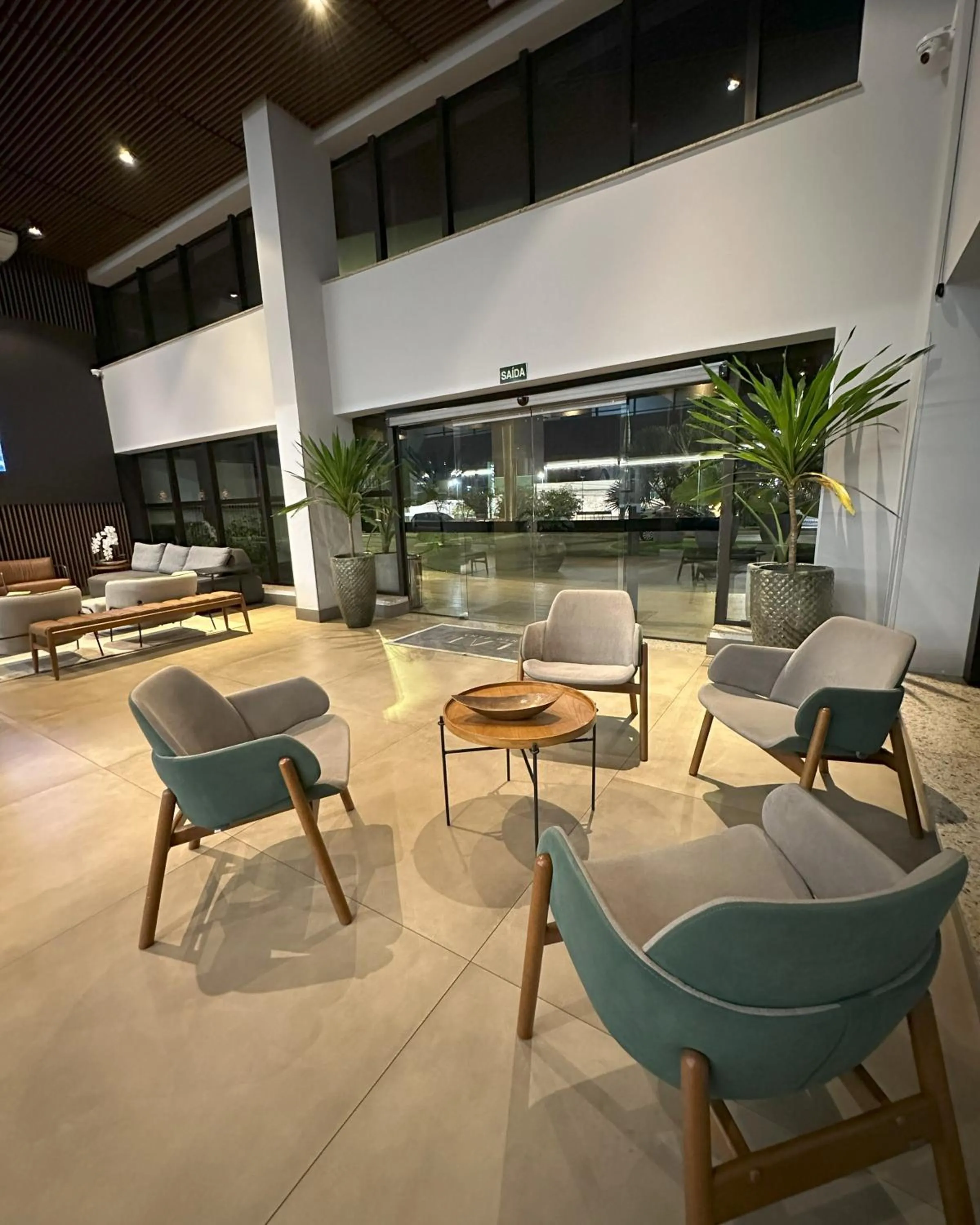 Lobby or reception in Hotel Flat Afonso Pena e Centro de Convenções Campo Grande