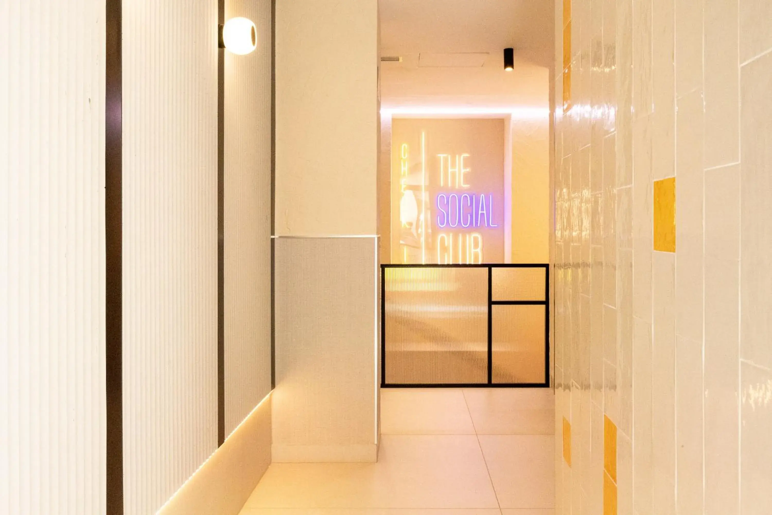 Lobby or reception in Petit Hostel Palacio Real Lobby or reception in Petit Hostel Palacio Real