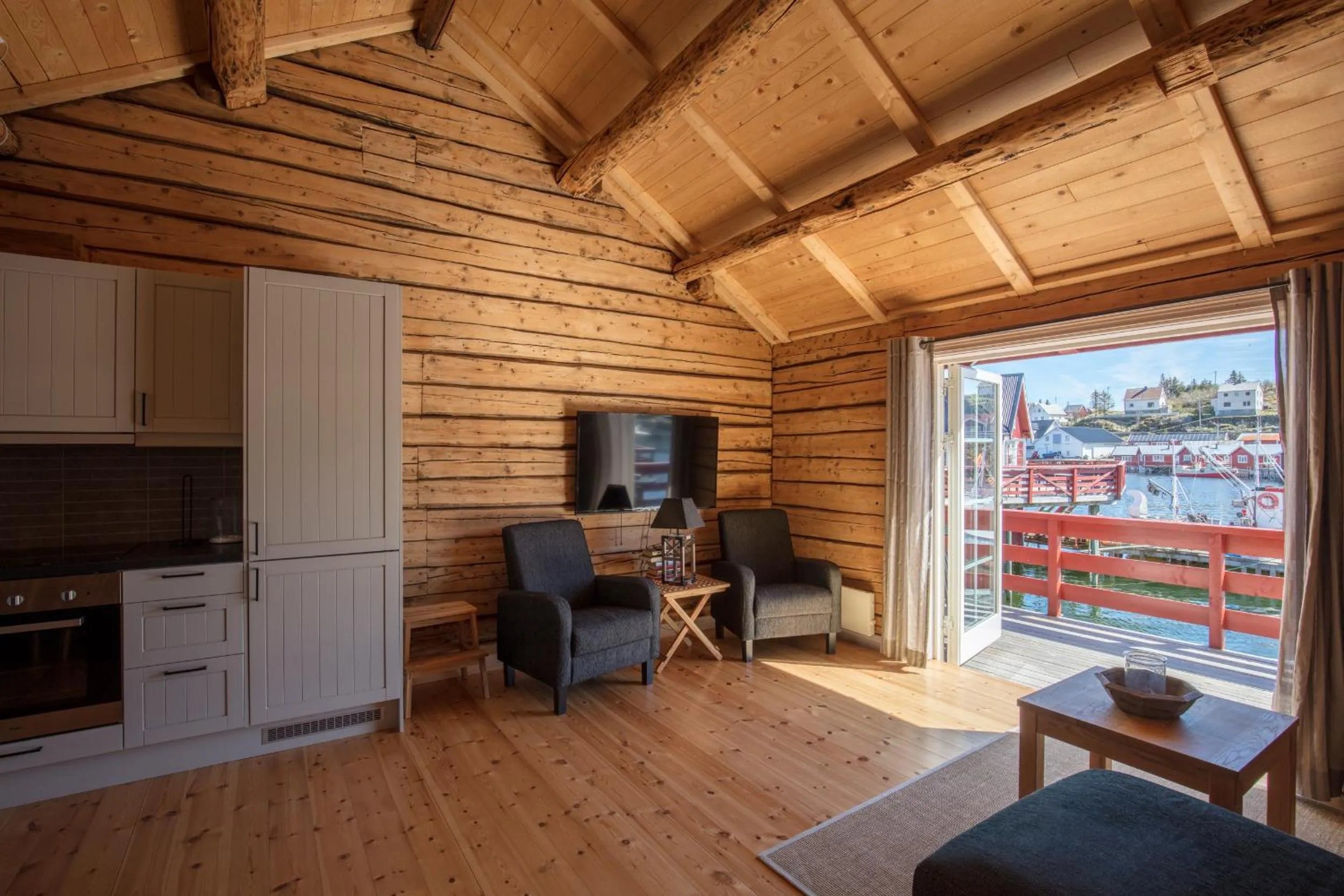 Balcony/Terrace in The Tide - Rorbuer