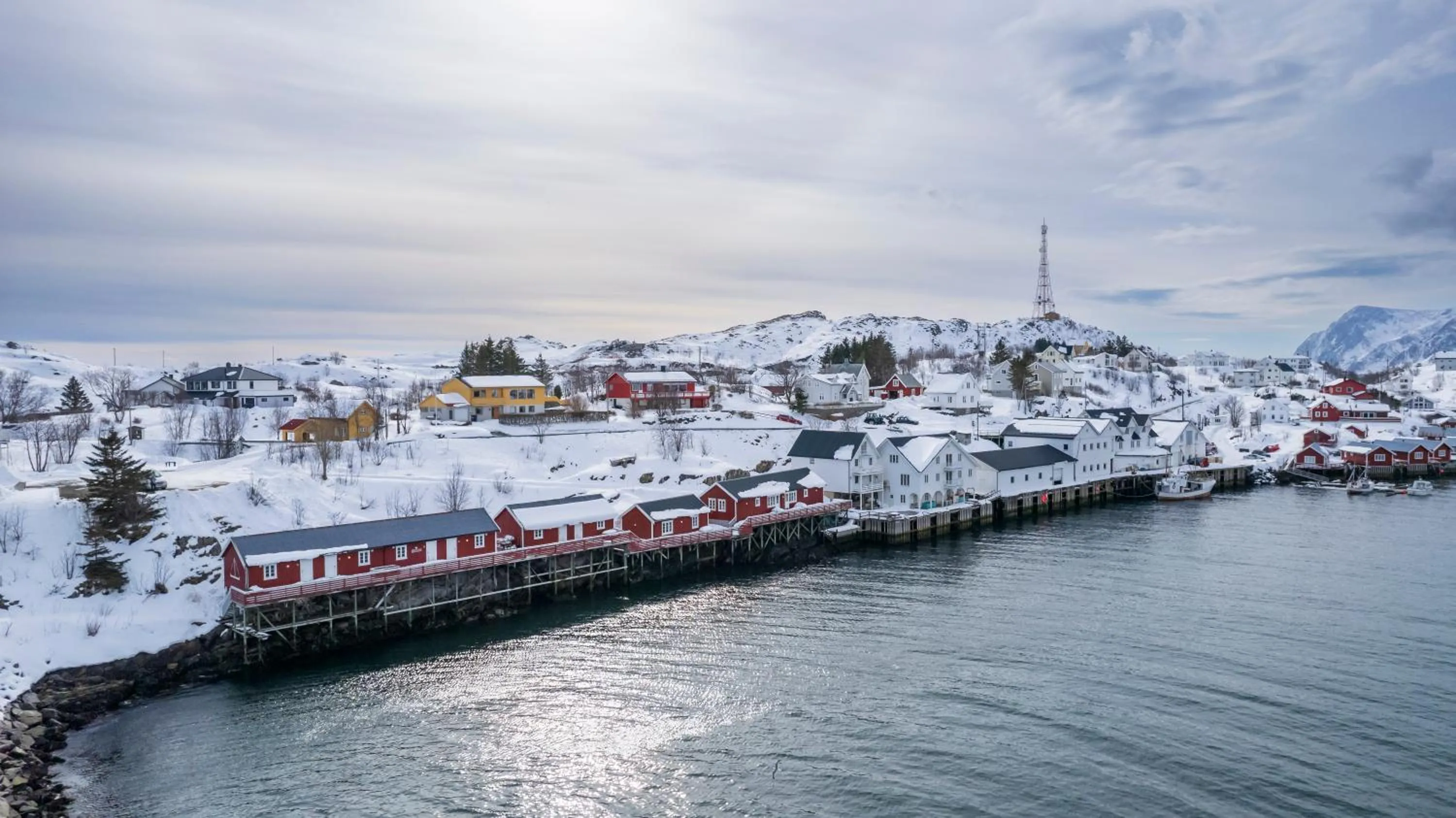 Bird's eye view in The Tide - Rorbuer
