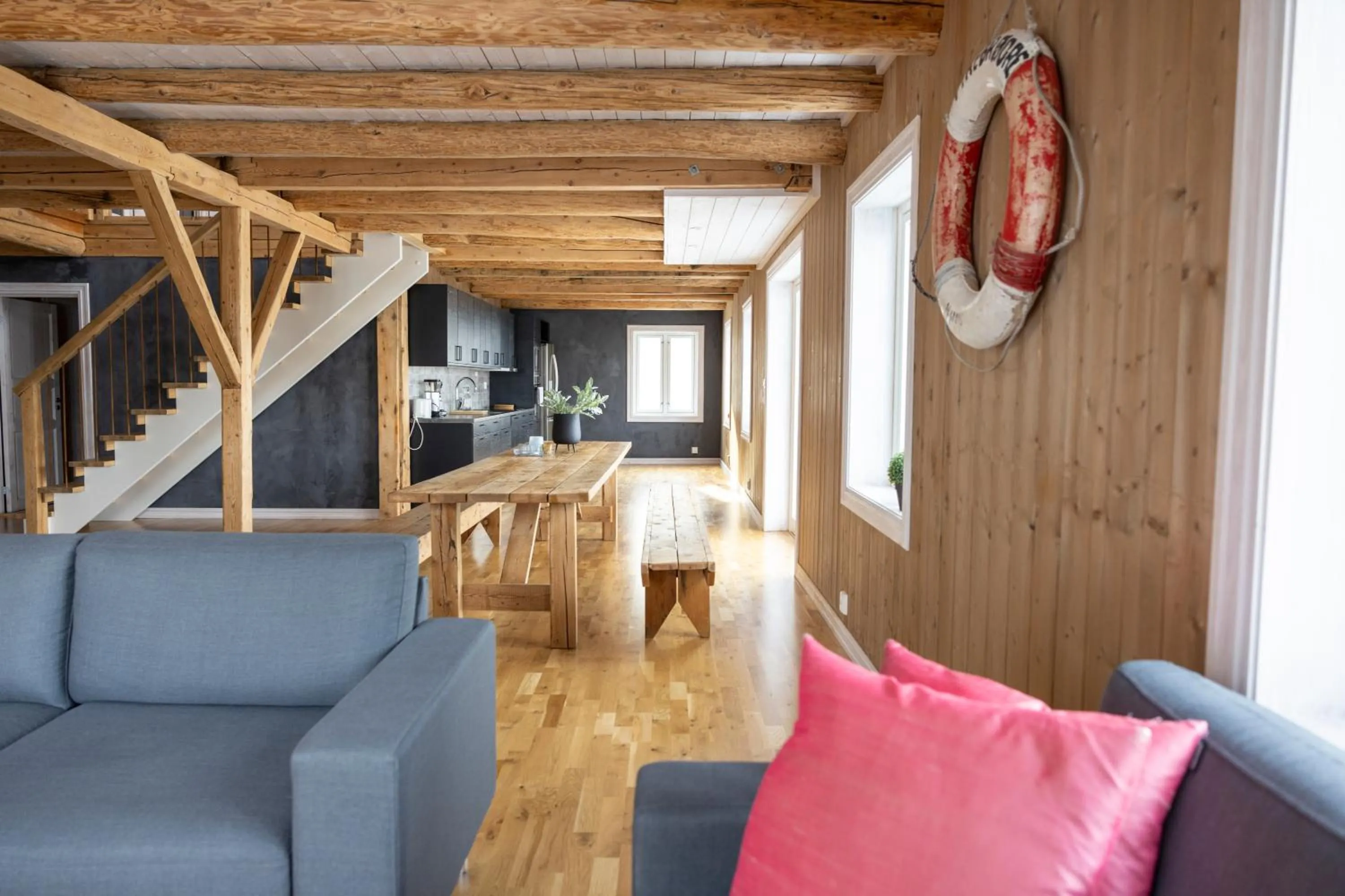 Seating area in The Tide - Rorbuer