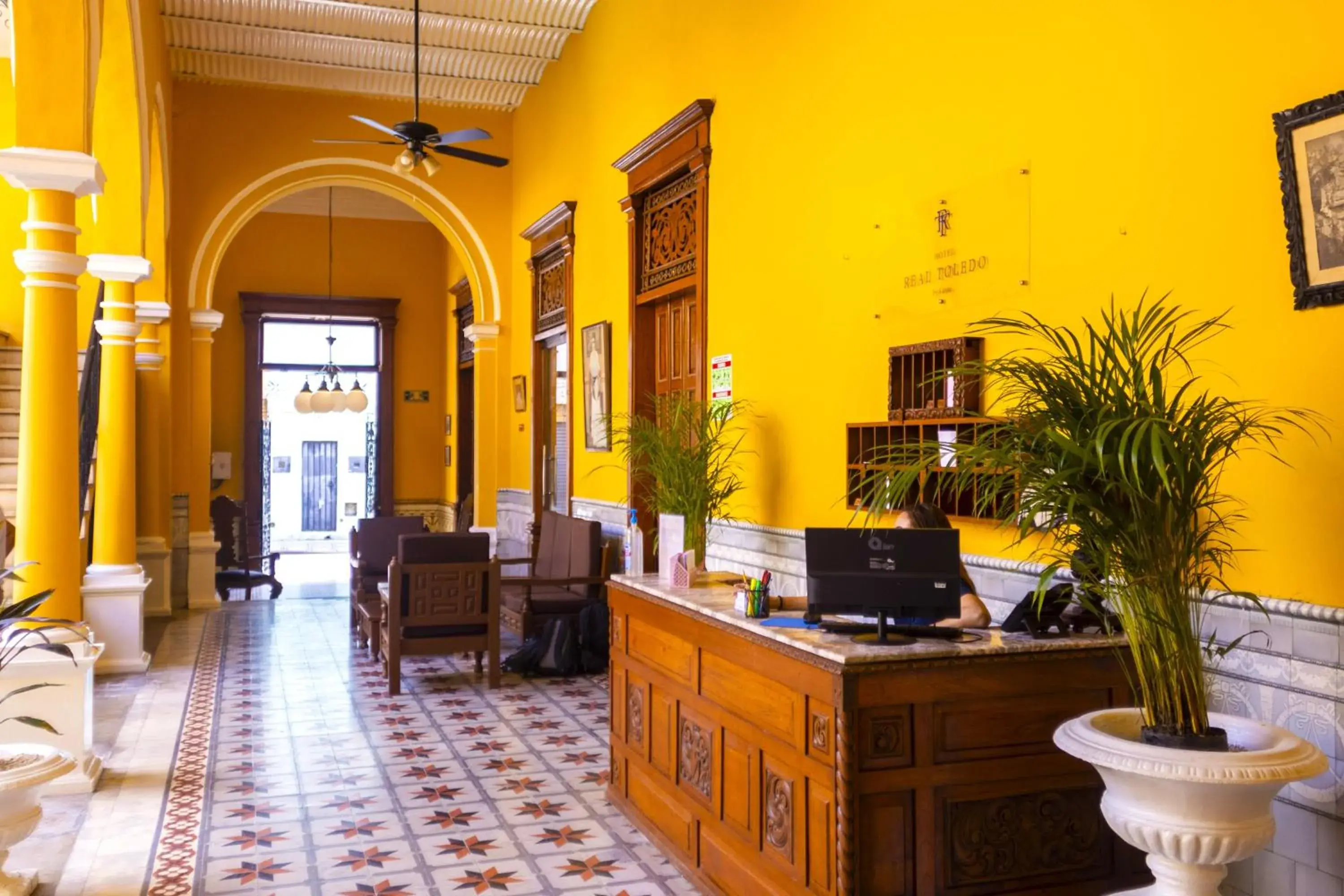 Lobby or reception in Hotel Real Toledo by Kavia Lobby or reception in Hotel Real Toledo by Kavia