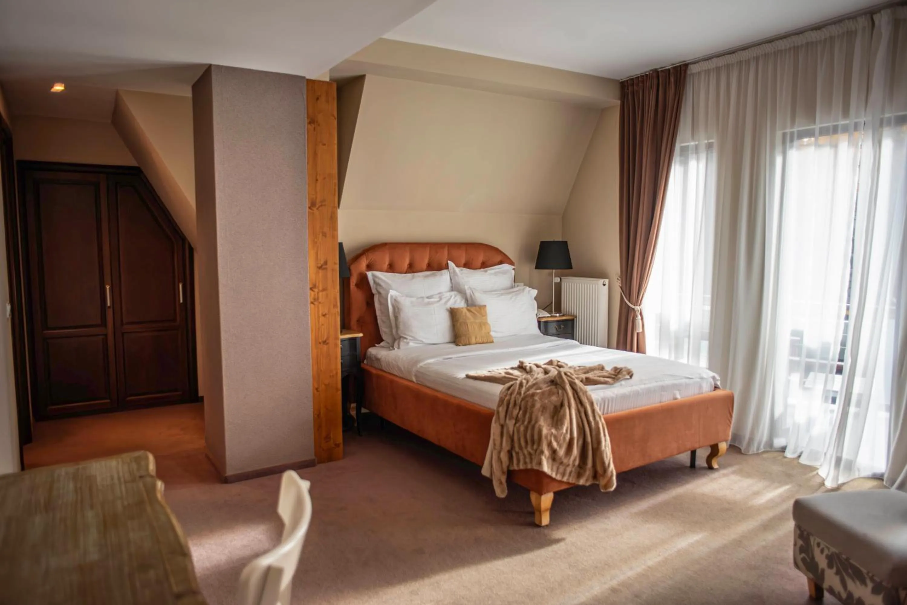 Bed in Paj Hotelul Retreat & Spa