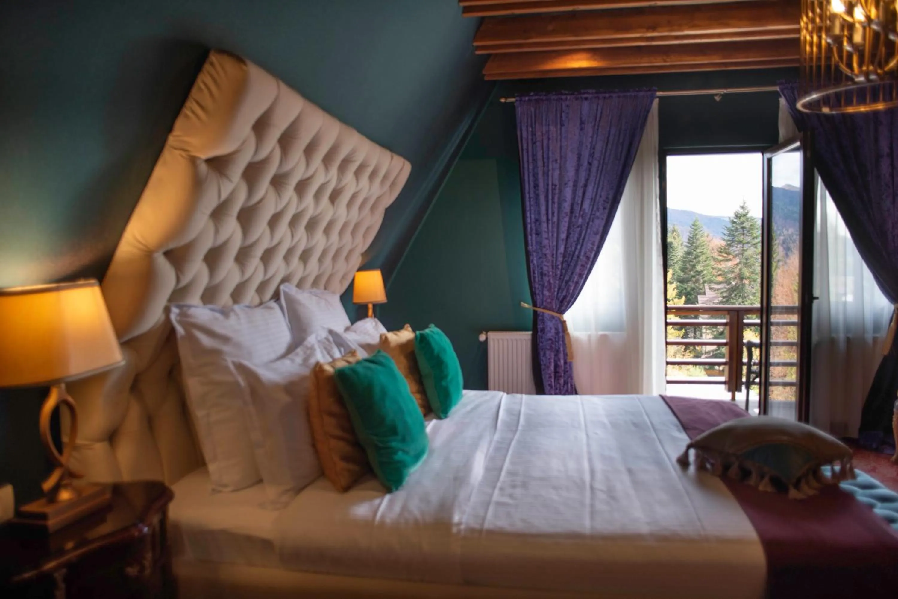 Bed in Paj Hotelul Retreat & Spa