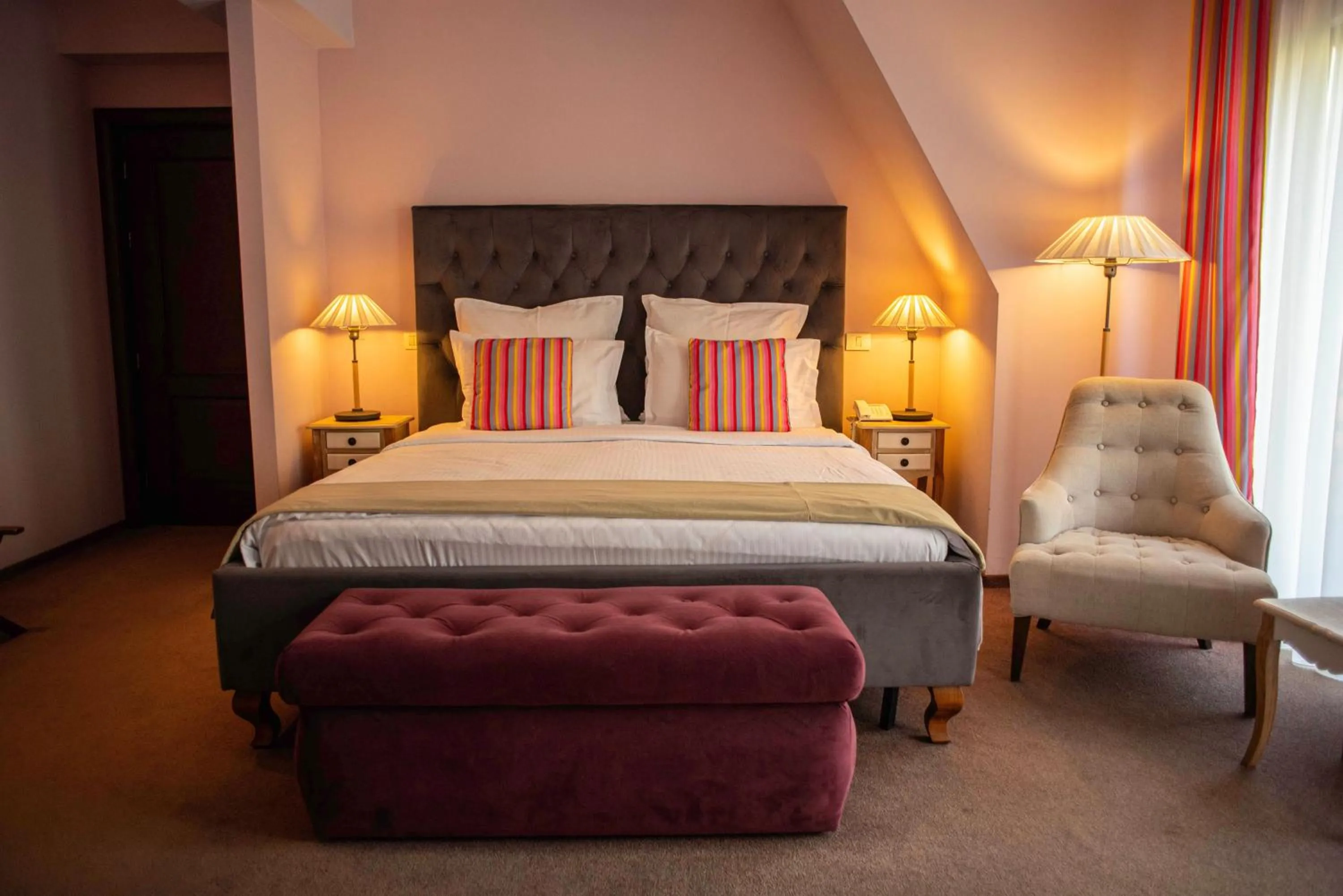 Bed in Paj Hotelul Retreat & Spa