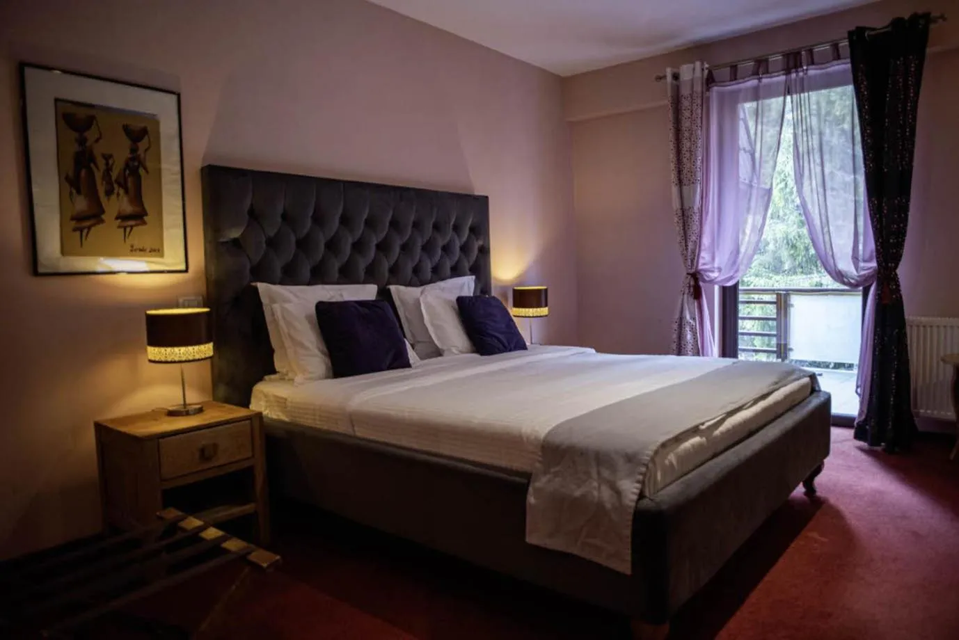 Bed in Paj Hotelul Retreat & Spa
