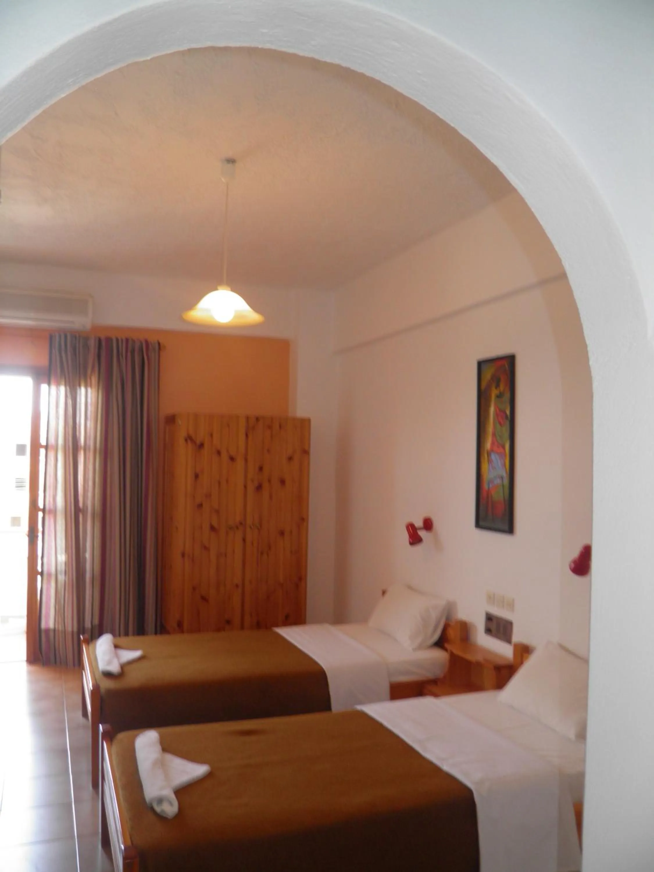 Bedroom, Bed in Galaxias Studios