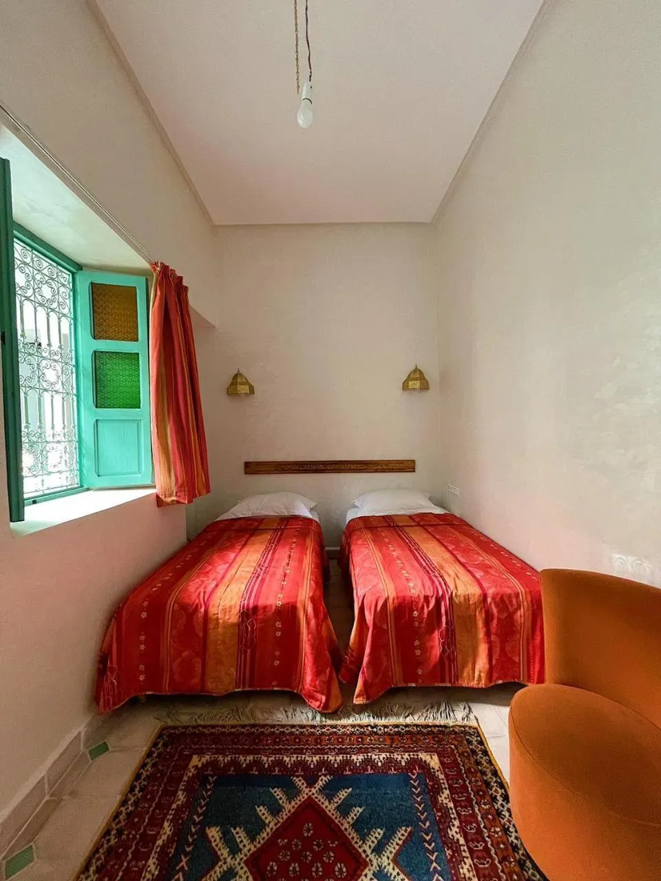 Bed in Riad Deux Palmiers