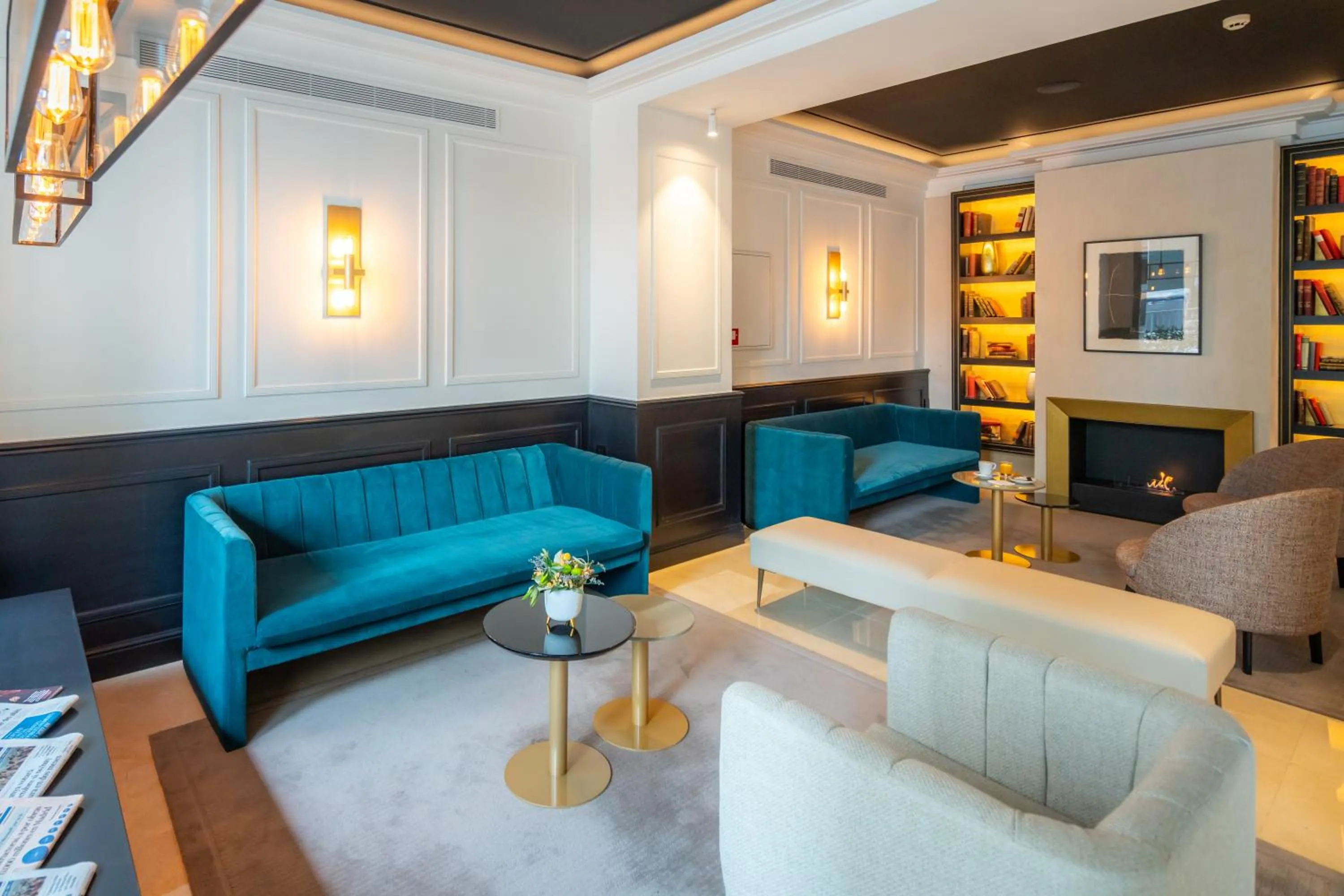 Seating area in Hotel Balmoral