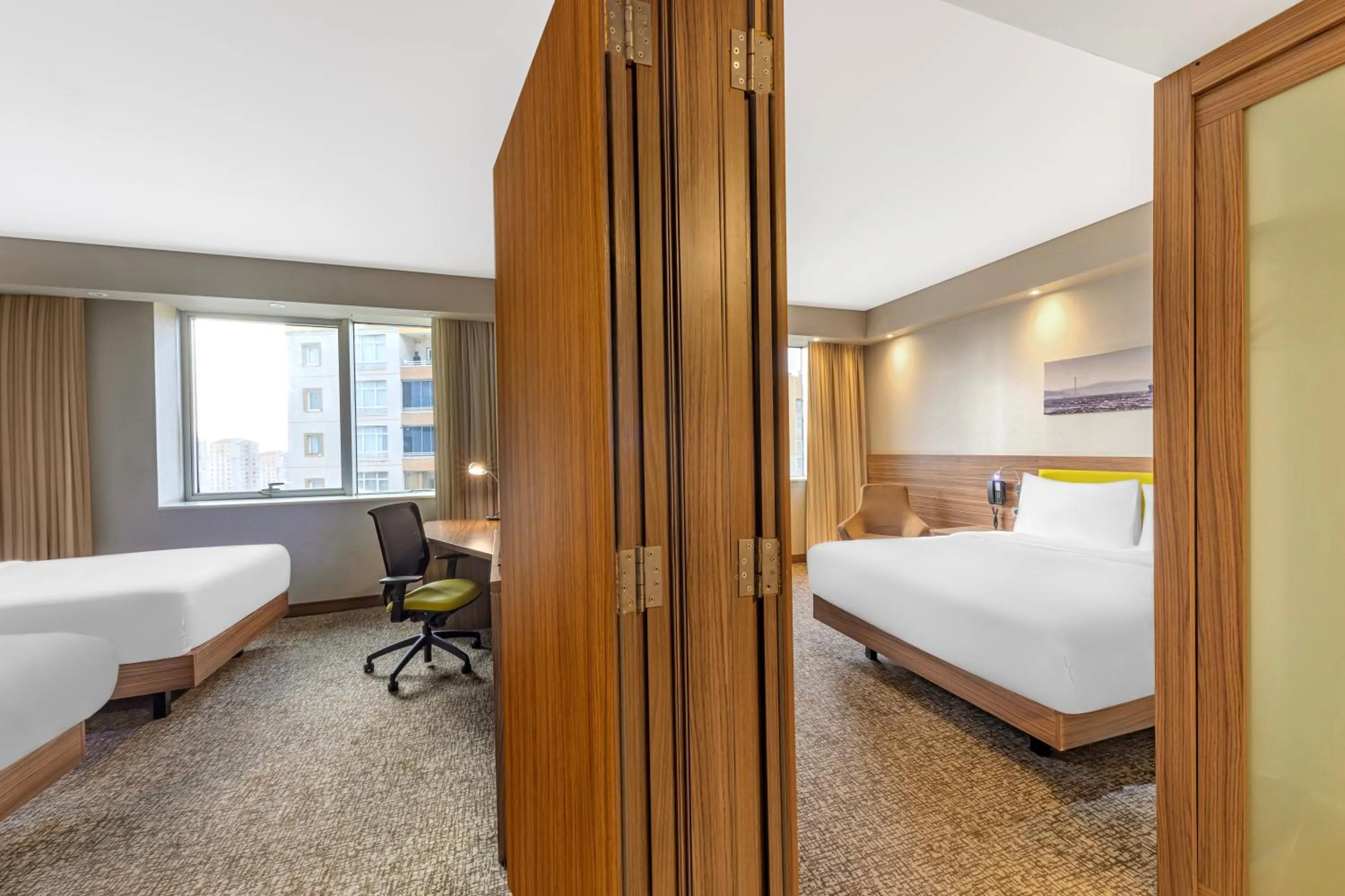 Bed in Hampton by Hilton Istanbul Kayasehir