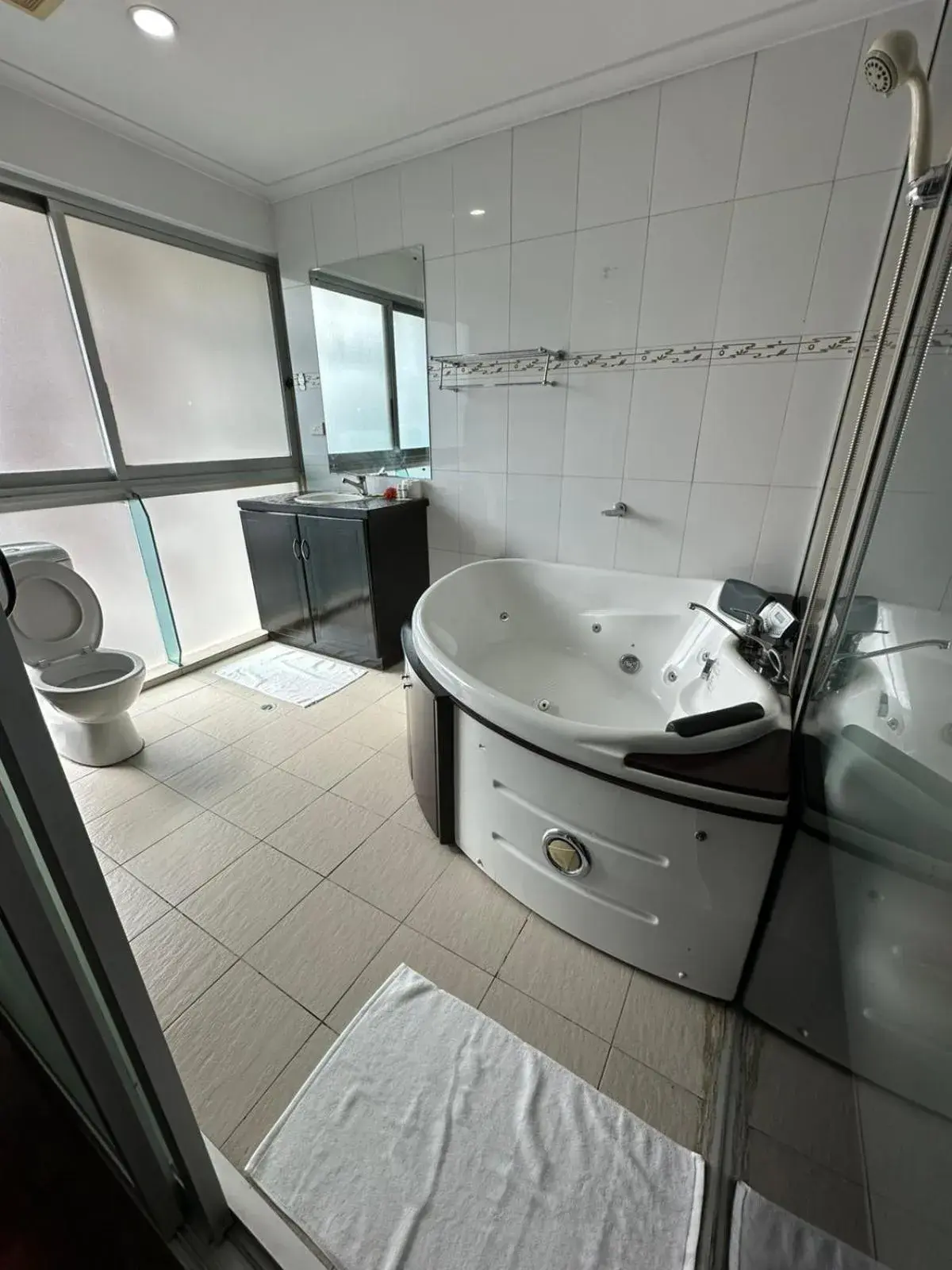 Shower in Trans International Hotel Shower in Trans International Hotel