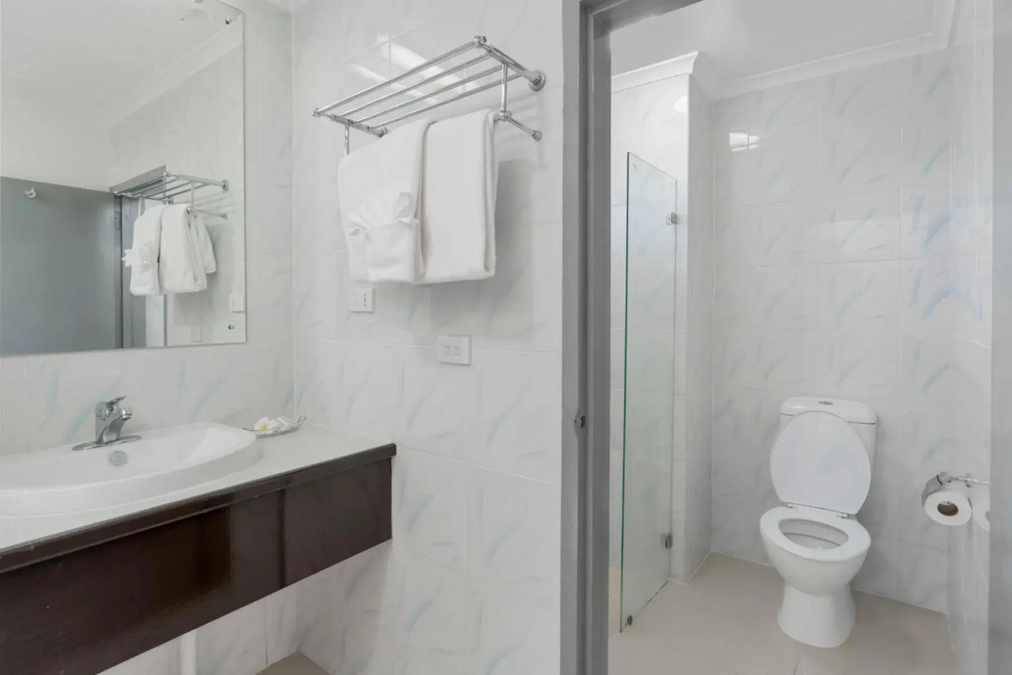 Bathroom in Trans International Hotel Bathroom in Trans International Hotel