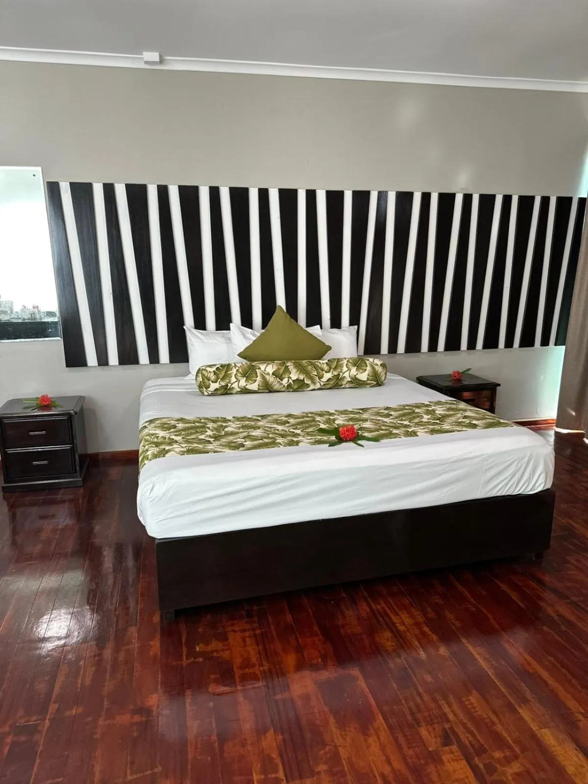 Bed in Trans International Hotel