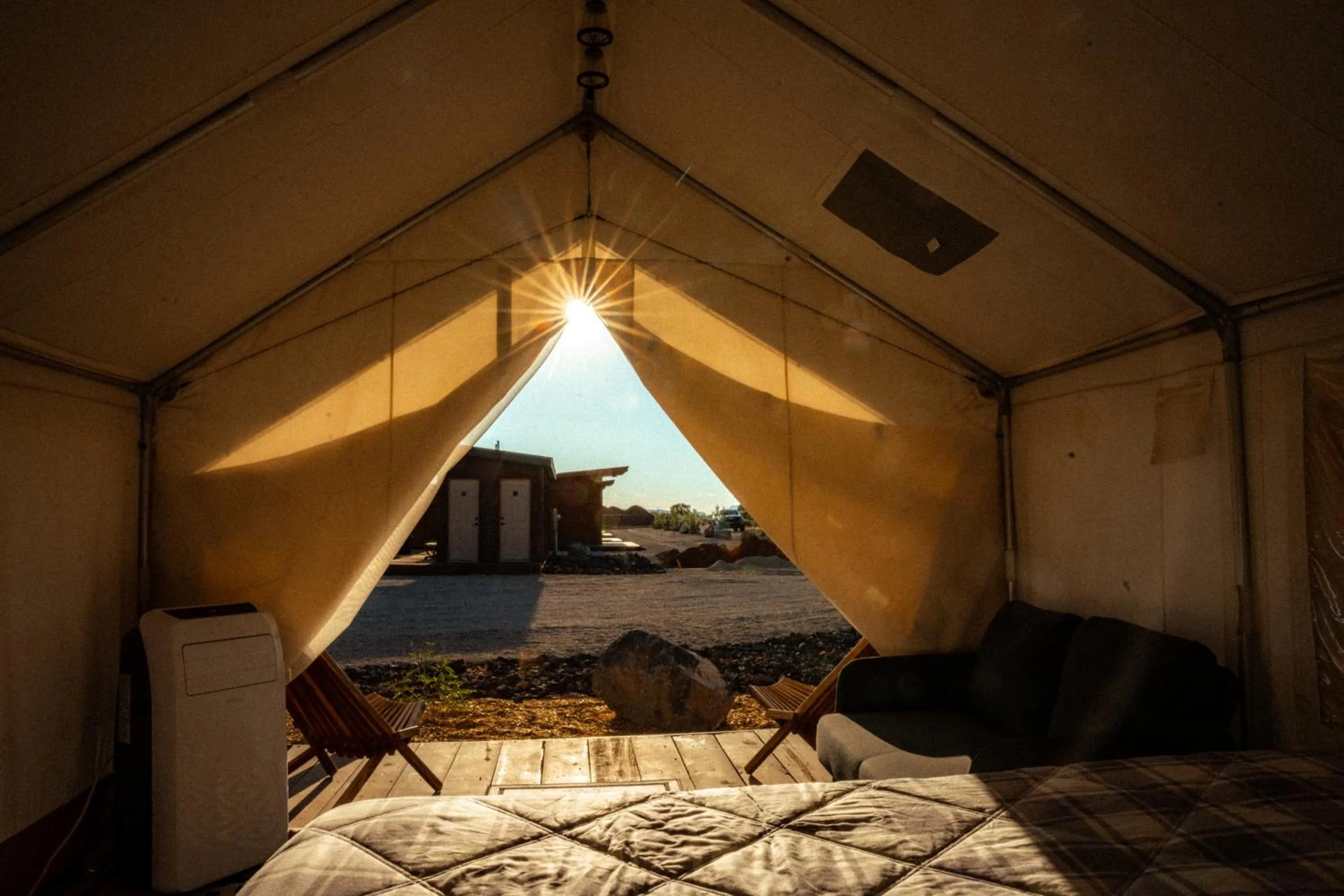 Bedroom, Bed in Desert Sage Retreat