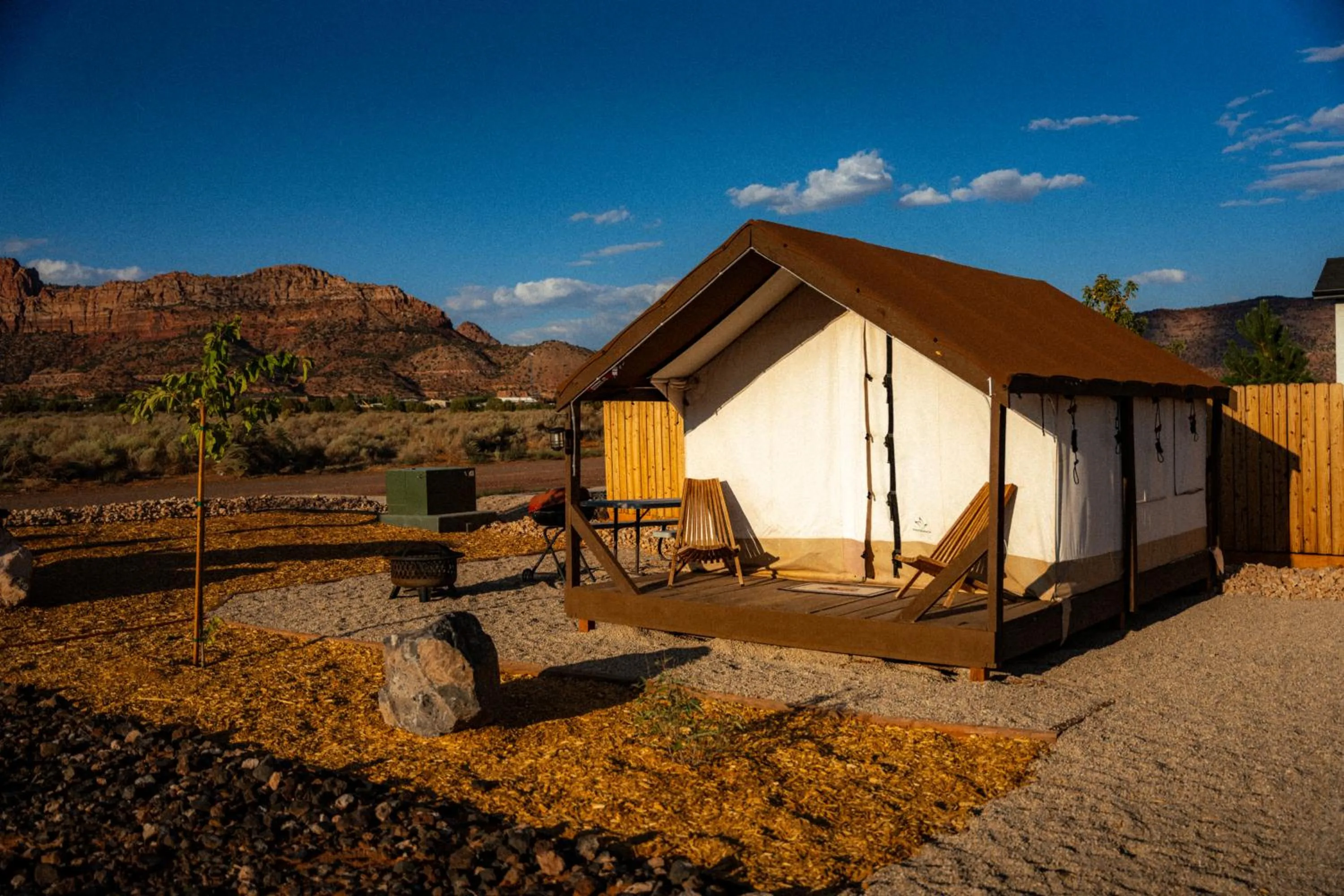 Bedroom in Desert Sage Retreat