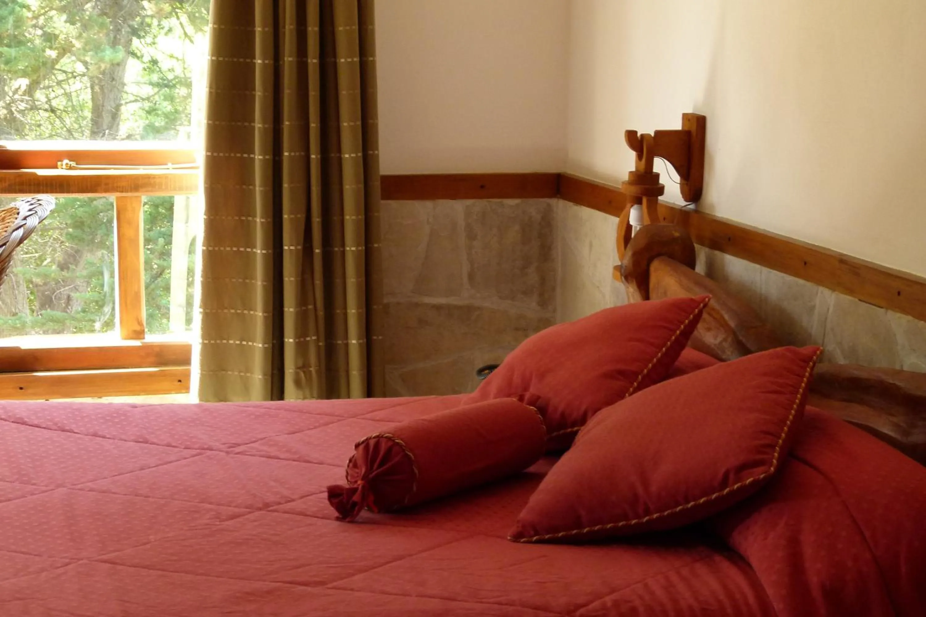 Bedroom, Bed in Hostería y Cabañas Altamar De Las Pampas
