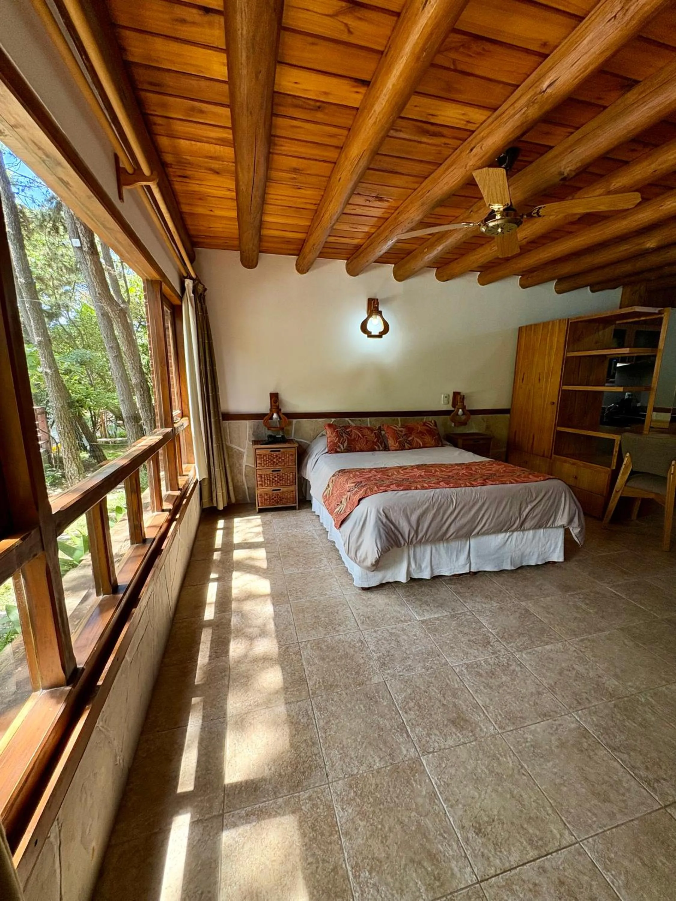 Bed in Hostería y Cabañas Altamar De Las Pampas