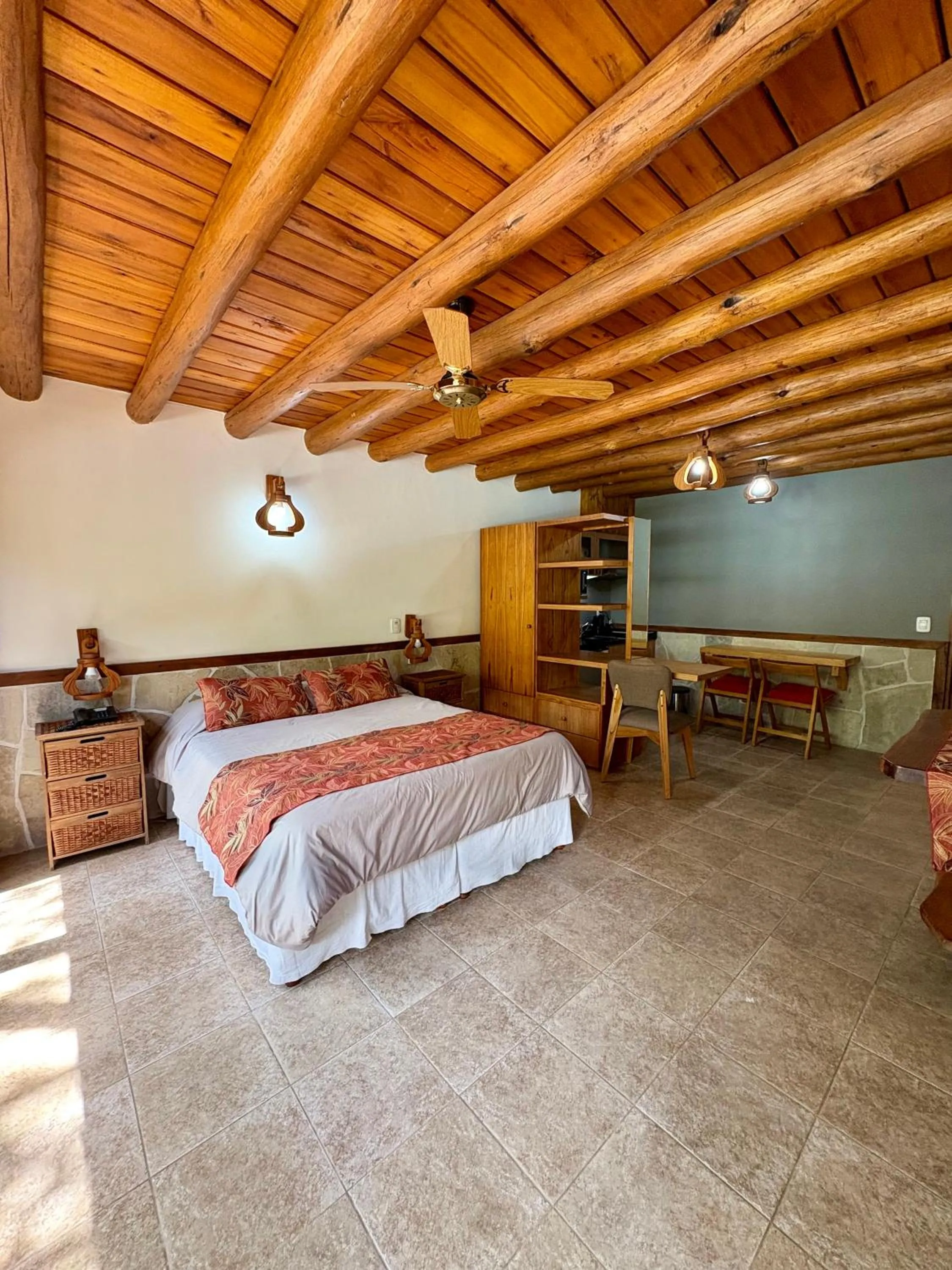Bed in Hostería y Cabañas Altamar De Las Pampas