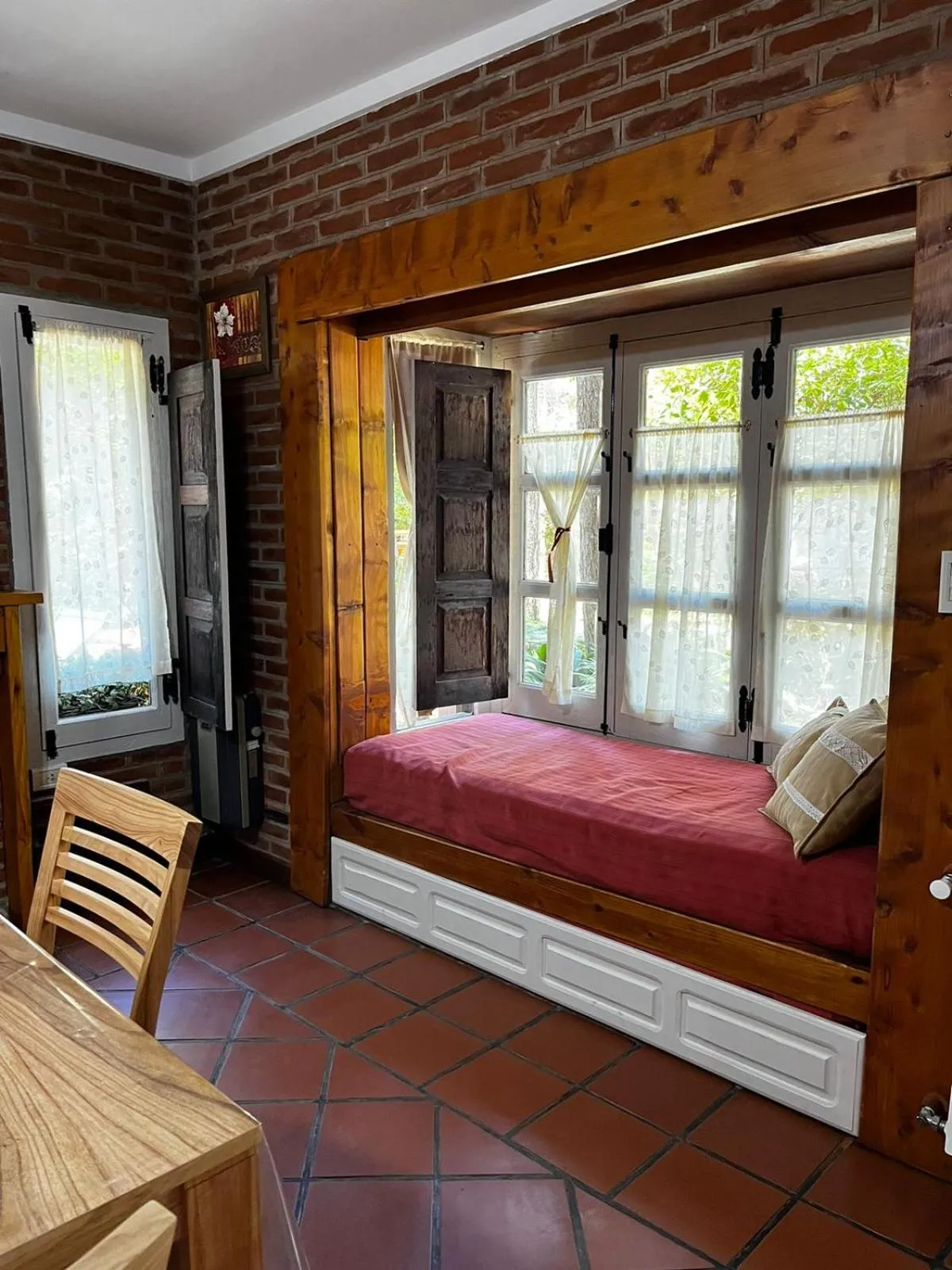 Bed in Hostería y Cabañas Altamar De Las Pampas
