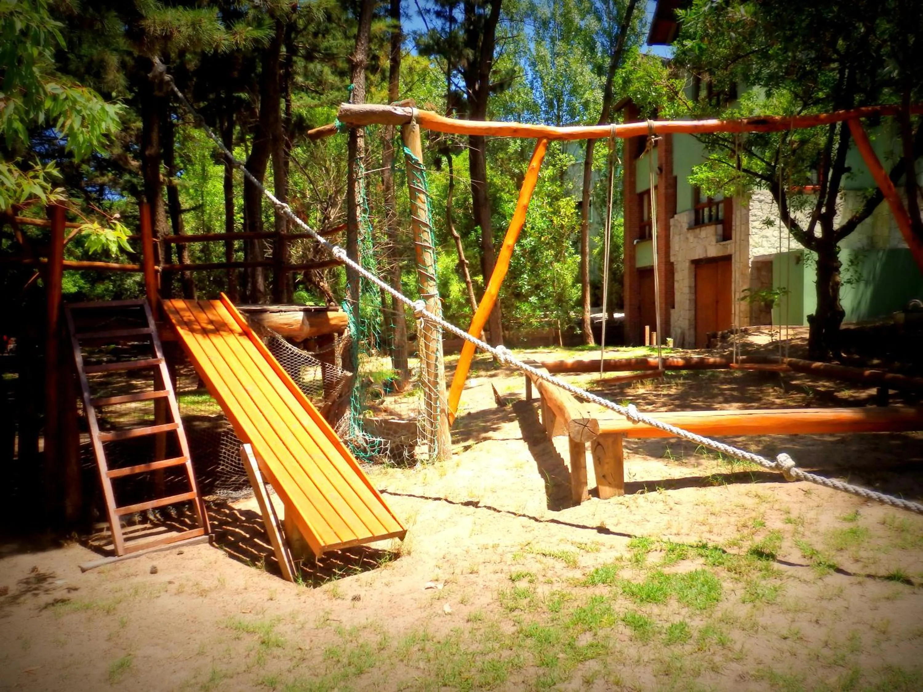 Children play ground in Hostería y Cabañas Altamar De Las Pampas