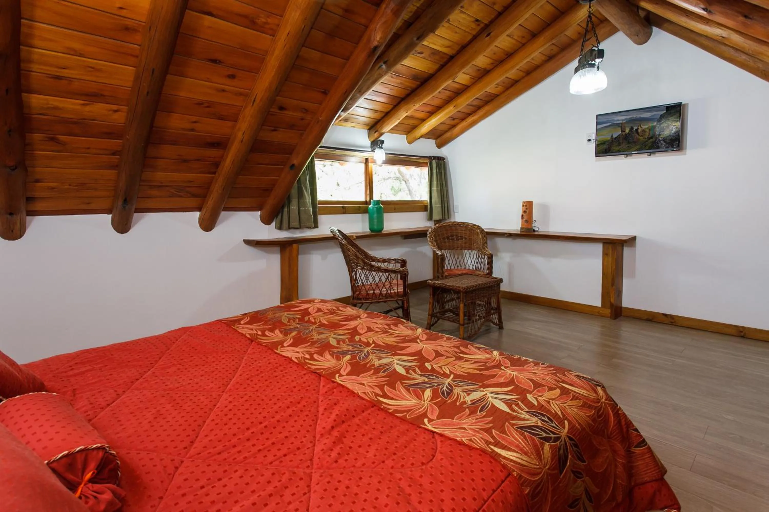 Bed in Hostería y Cabañas Altamar De Las Pampas