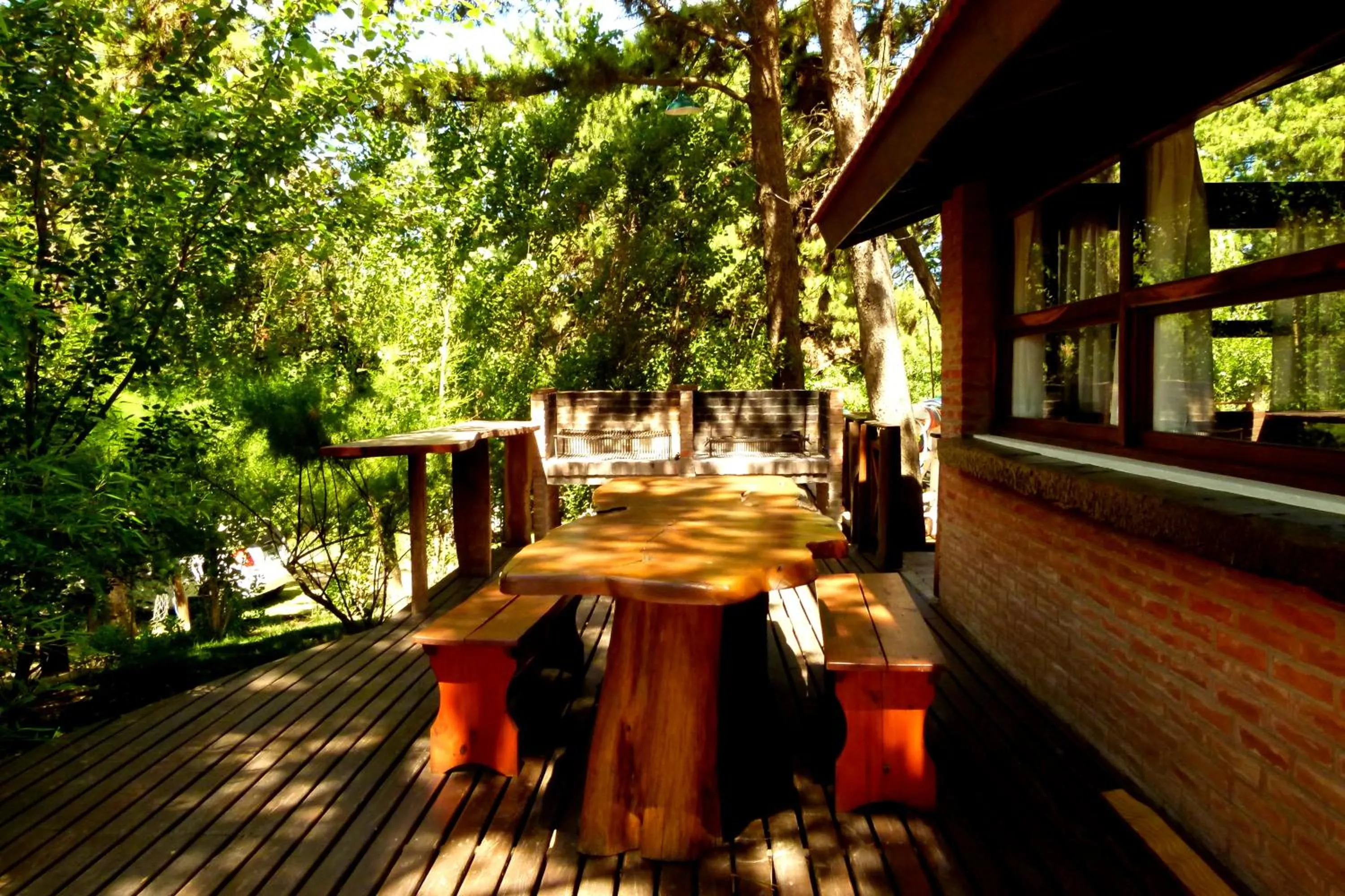 BBQ facilities in Hostería y Cabañas Altamar De Las Pampas