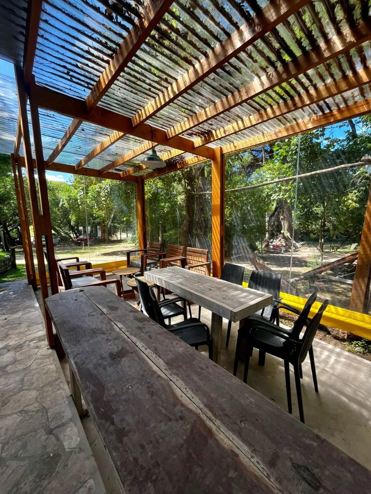 BBQ facilities in Hostería y Cabañas Altamar De Las Pampas