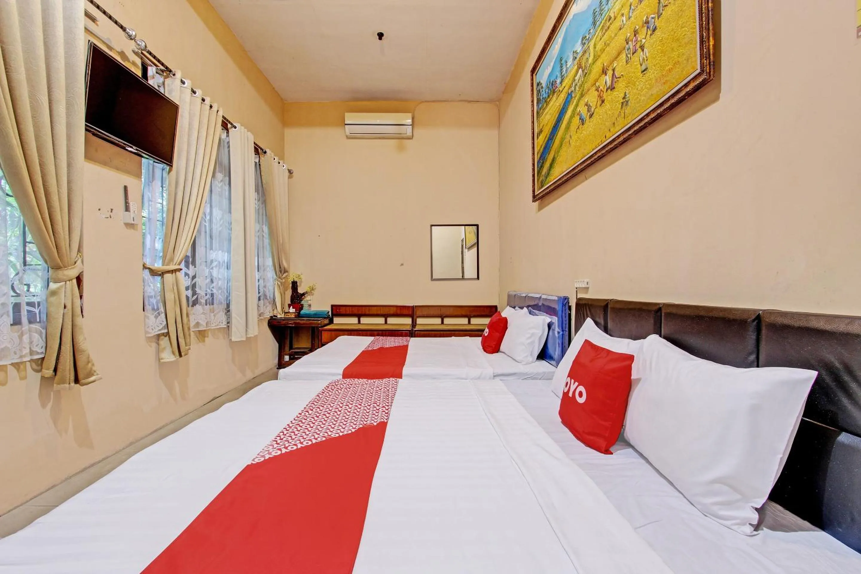 Bedroom in OYO 92851 Homestay Borobudur Specpacker Syariah
