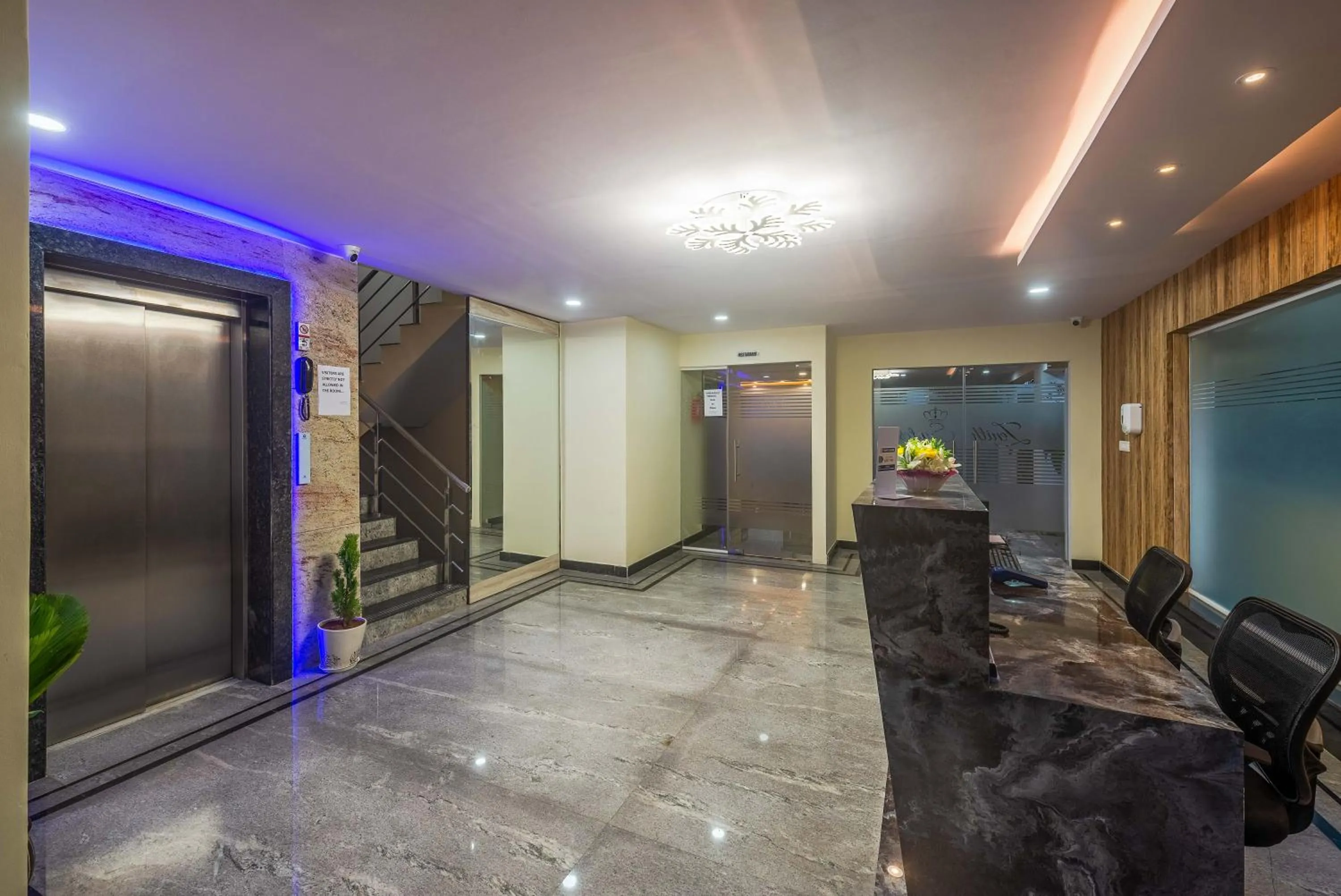 Lobby or reception in Zenith Hotels Hebbal Bangalore