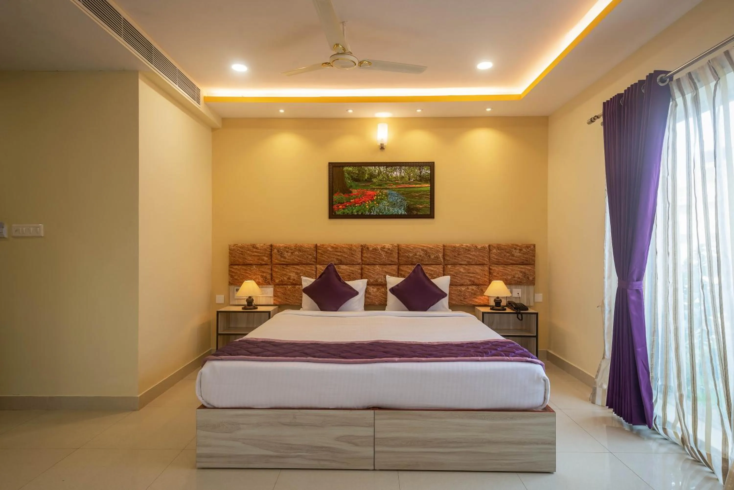 Bed in Zenith Hotels Hebbal Bangalore