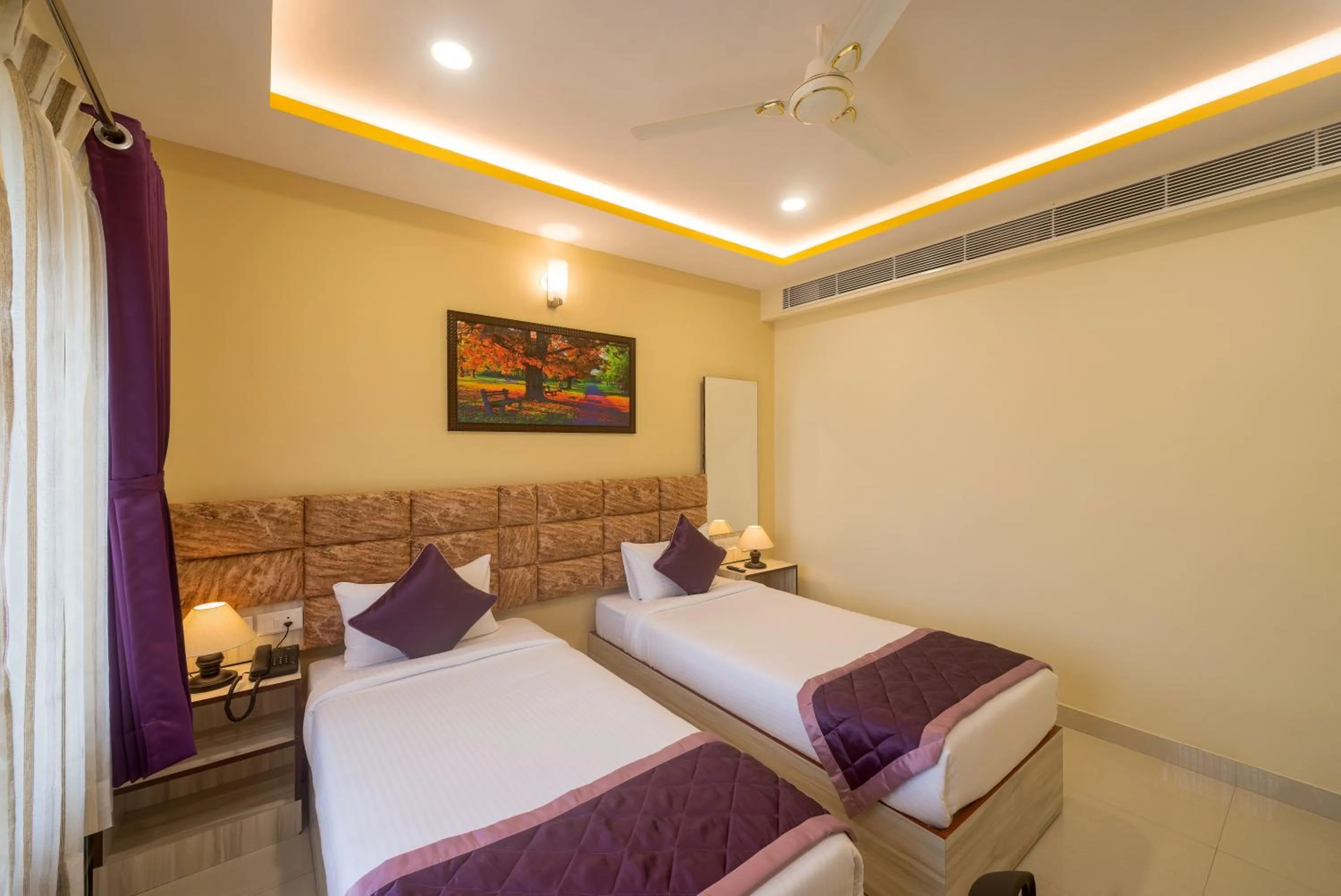 Bed in Zenith Hotels Hebbal Bangalore