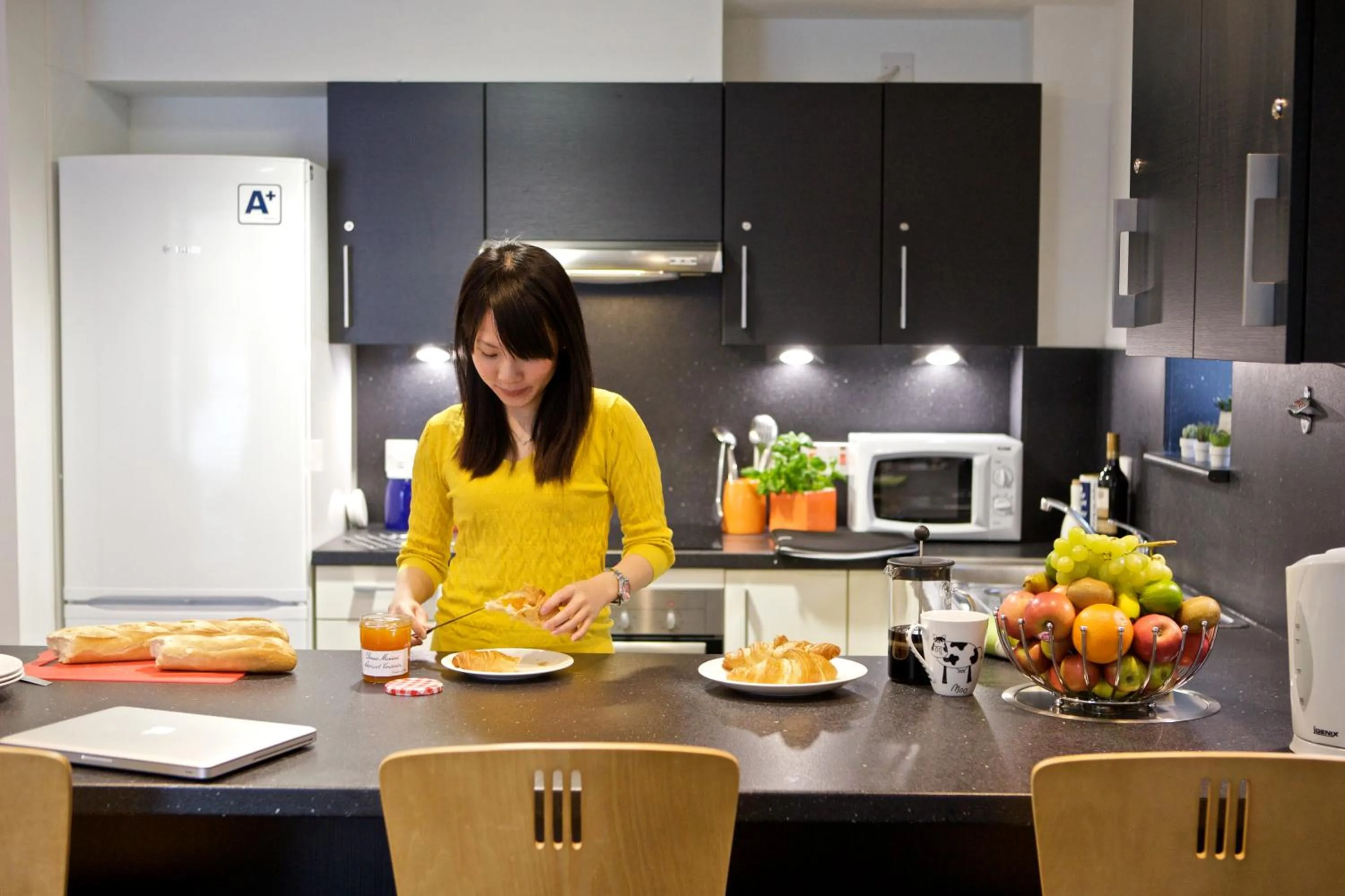 Kitchen or kitchenette in David Russell Apartments - Campus Accommodation