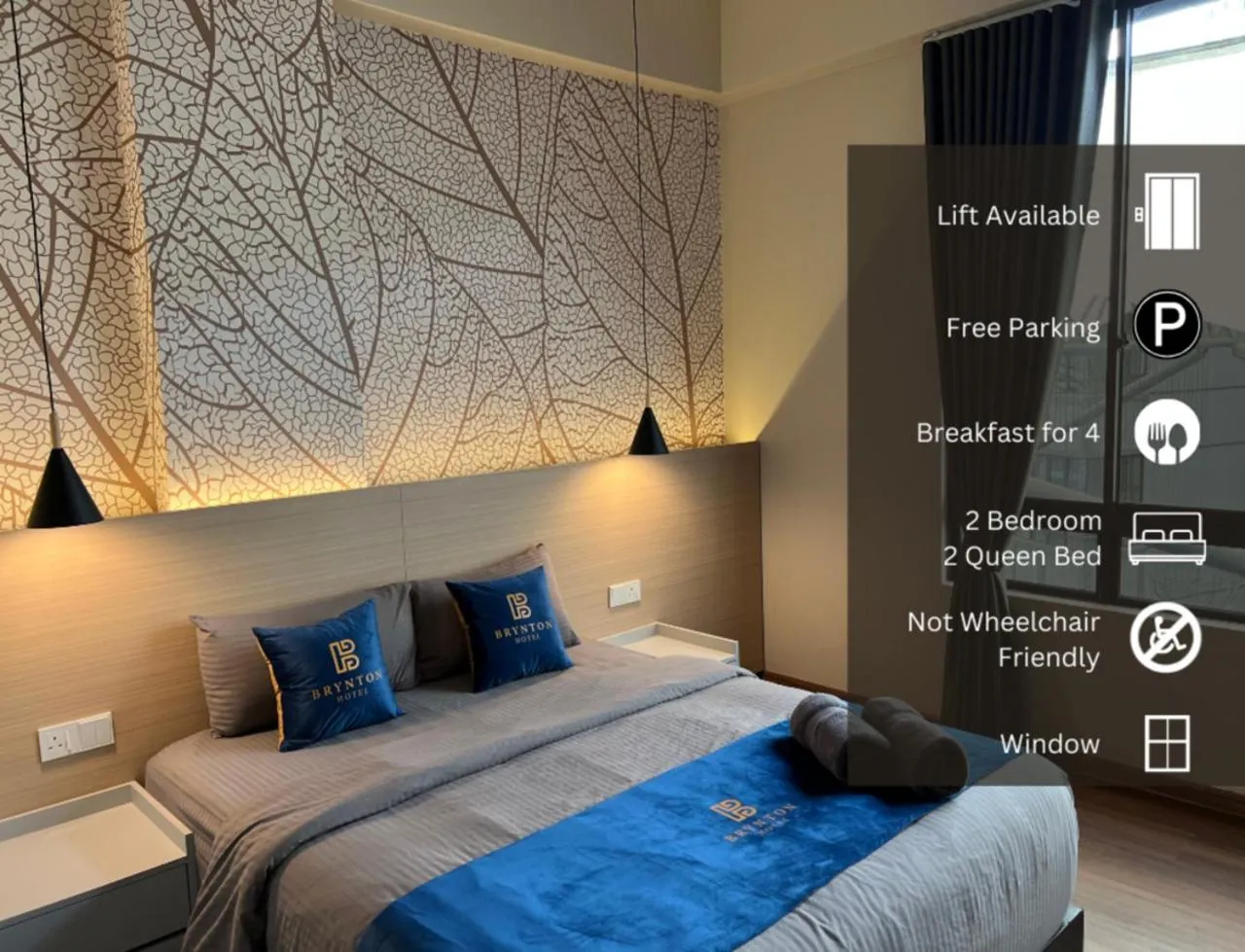 Bedroom, Bed in Hotel Brynton at Cameron Centrum Mall