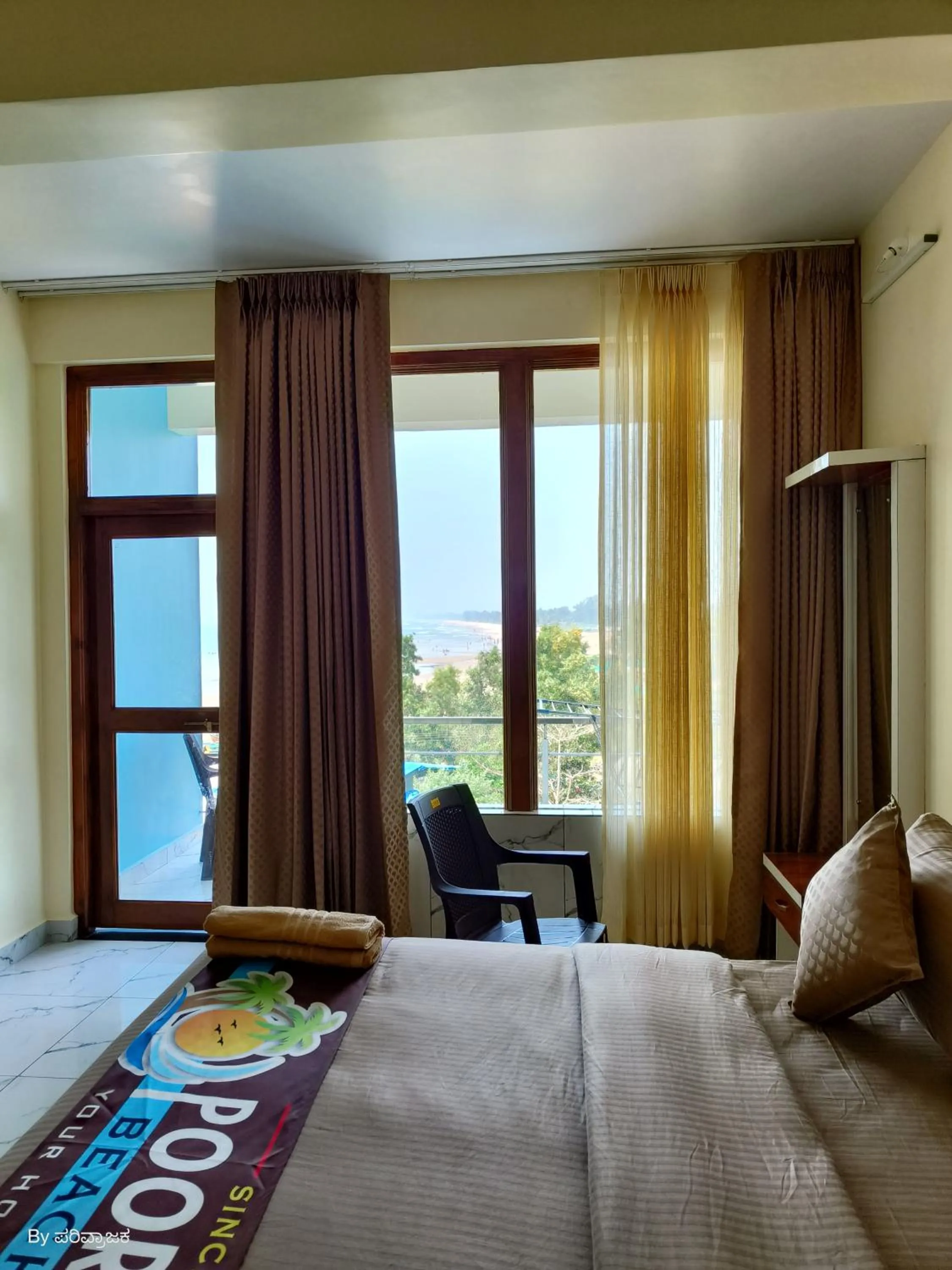 Bed in Poornima Beach Stay