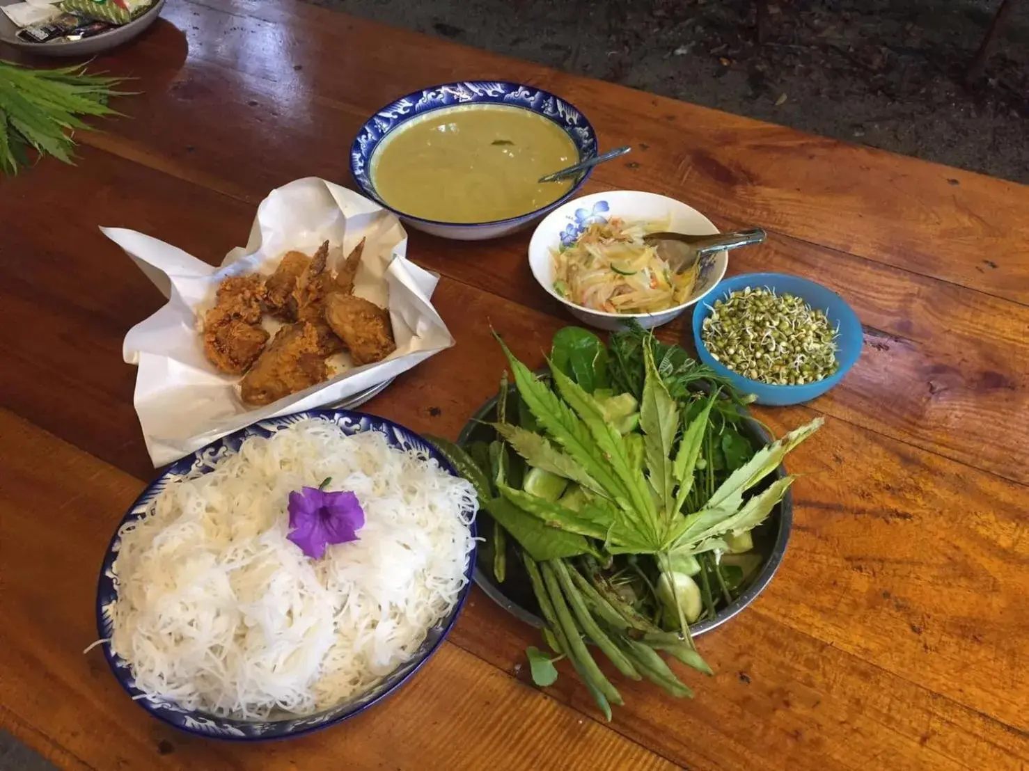 Breakfast in Baansuan Suksangob Farm Stay Breakfast in Baansuan Suksangob Farm Stay