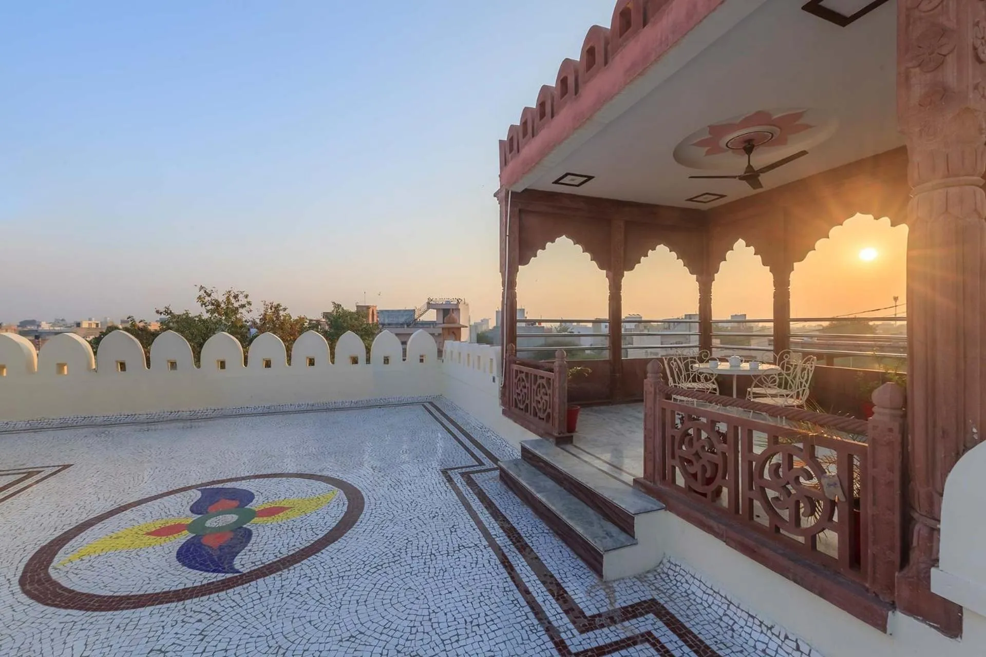 Balcony/Terrace in Sunset Escape by VEO - Part of StayVista