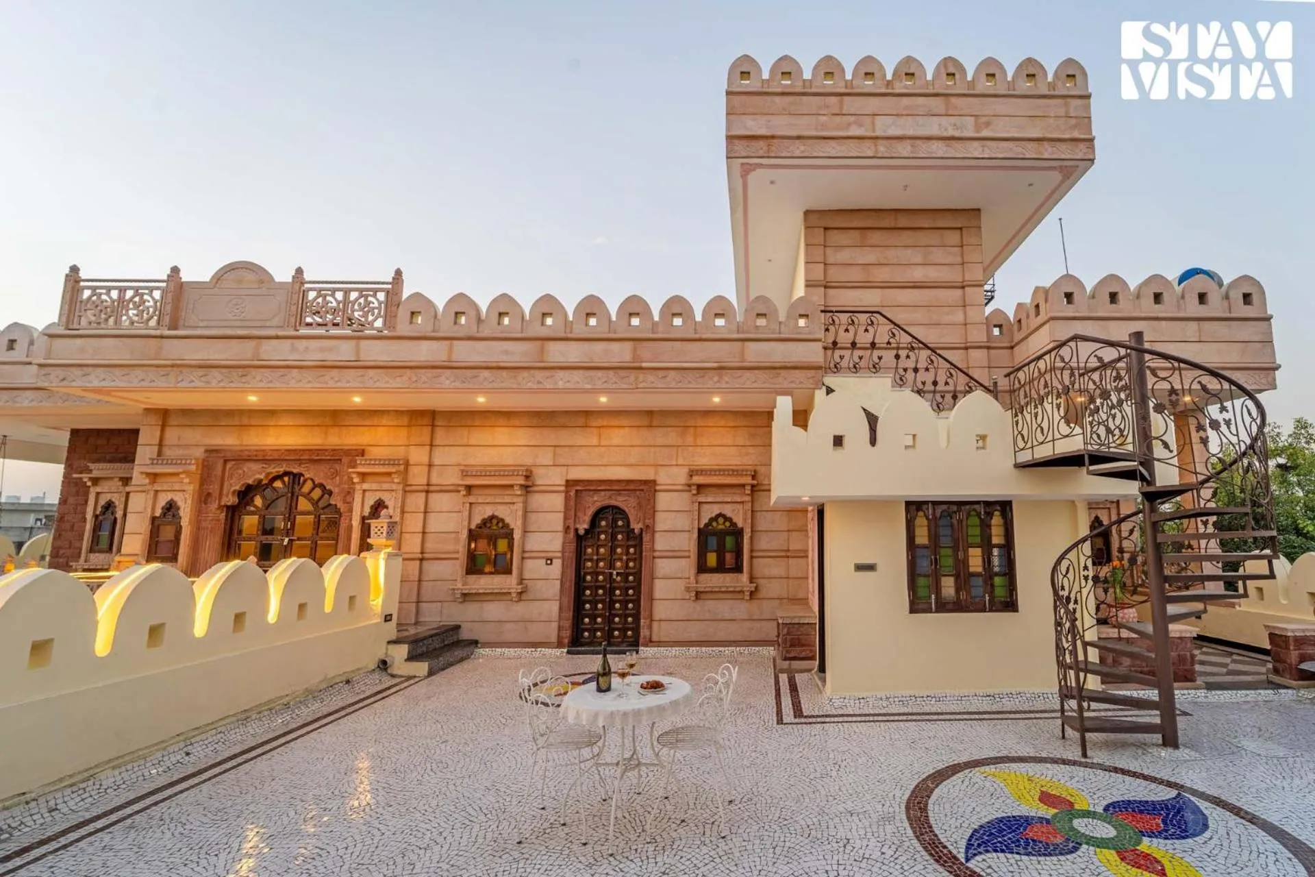 Balcony/Terrace in Sunset Escape by VEO - Part of StayVista